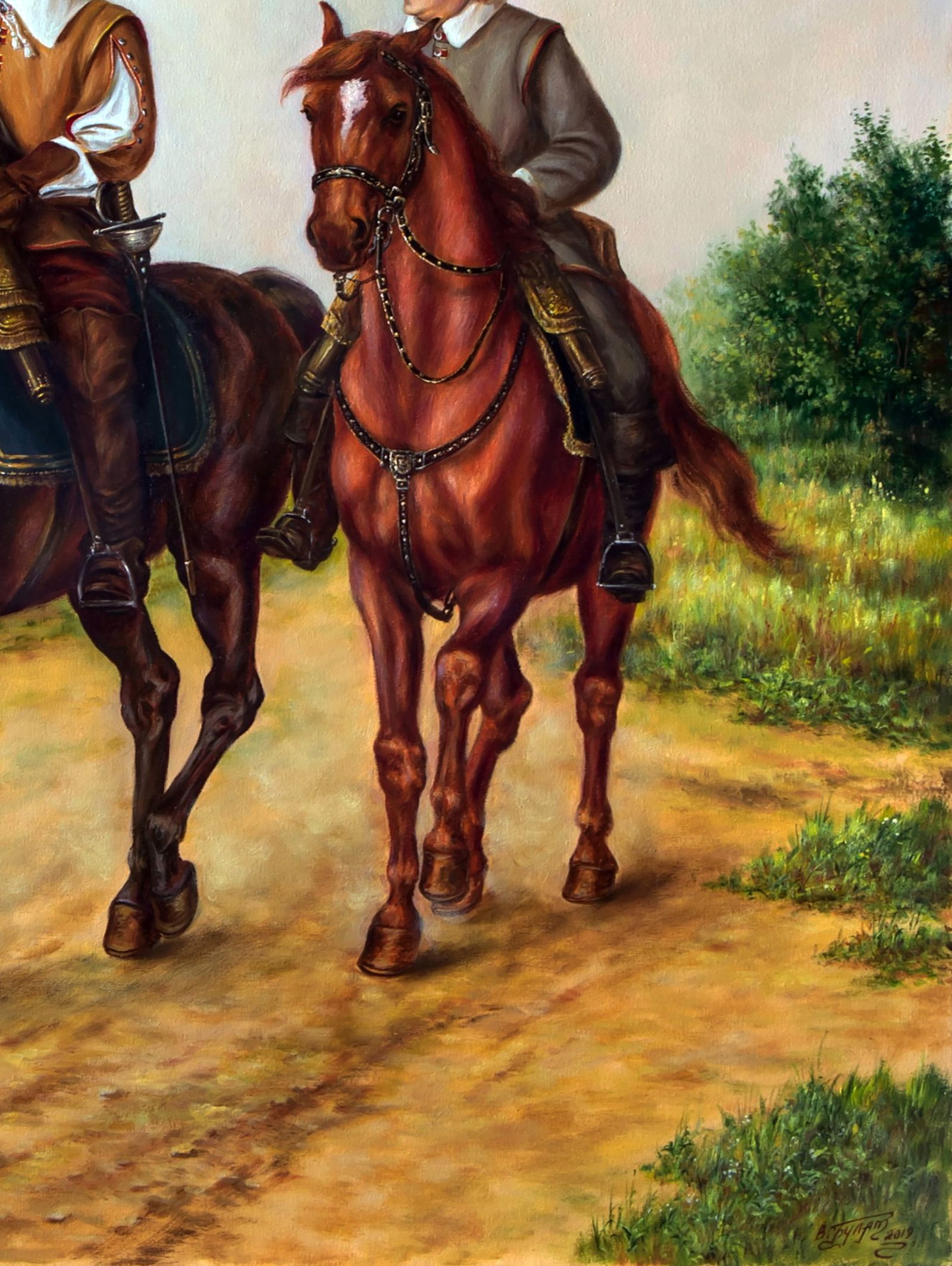 Oil painting Provincial air Valeriy Bulat - 7