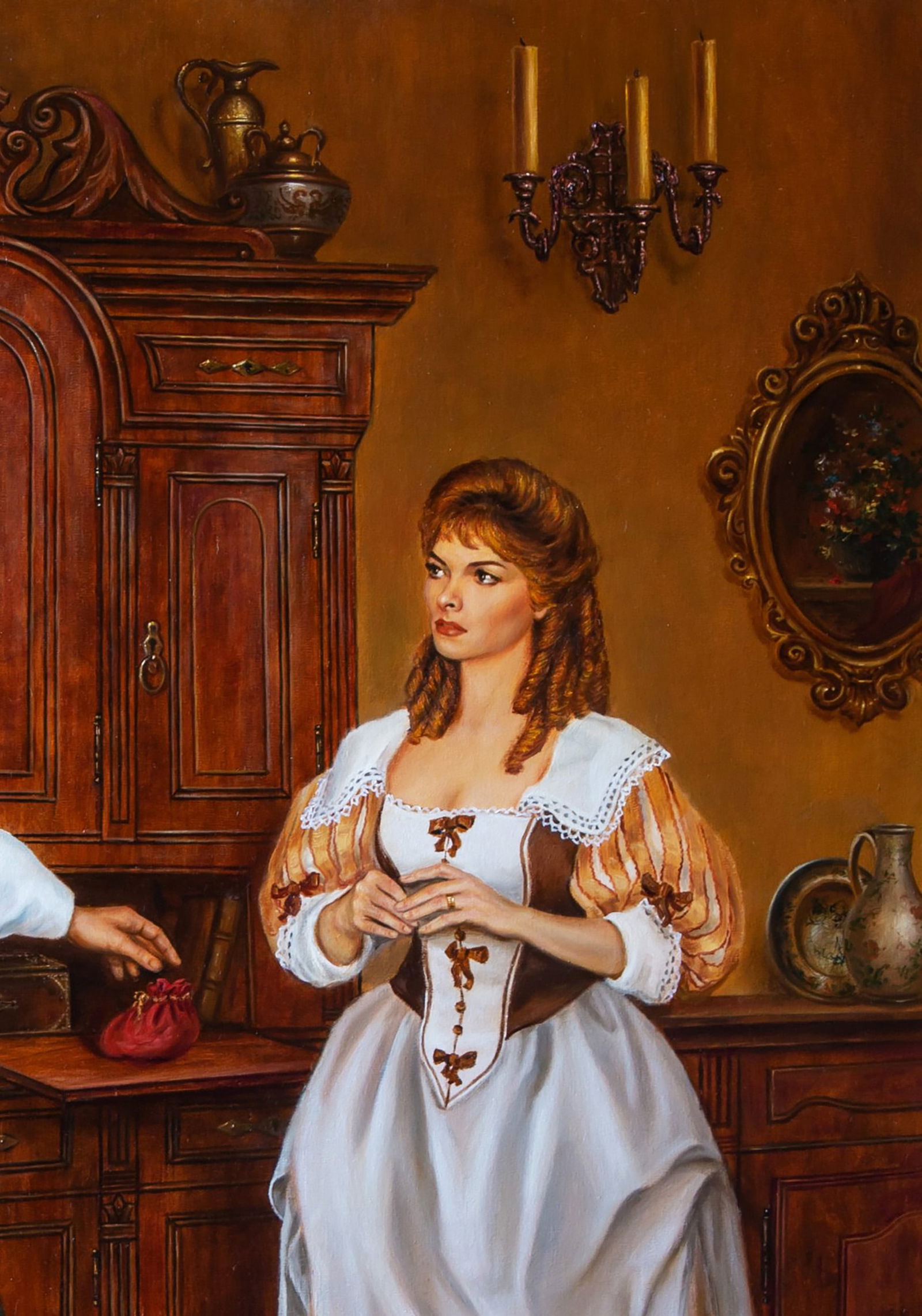 Oil painting Cardinal's money Valeriy Bulat - 5