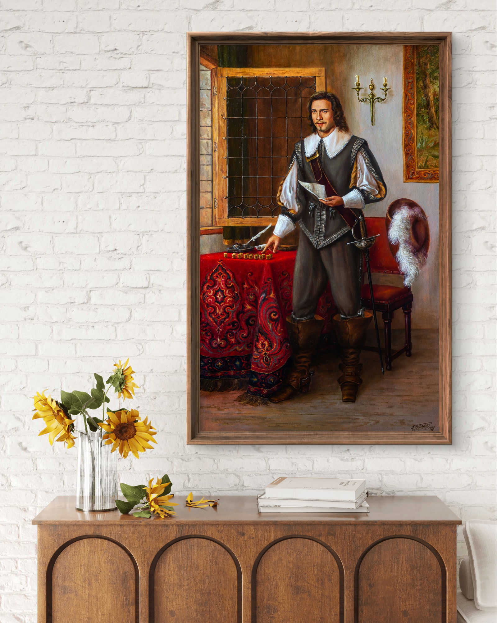 Oil painting Aramis's Golden Dreams Valeriy Bulat - 2