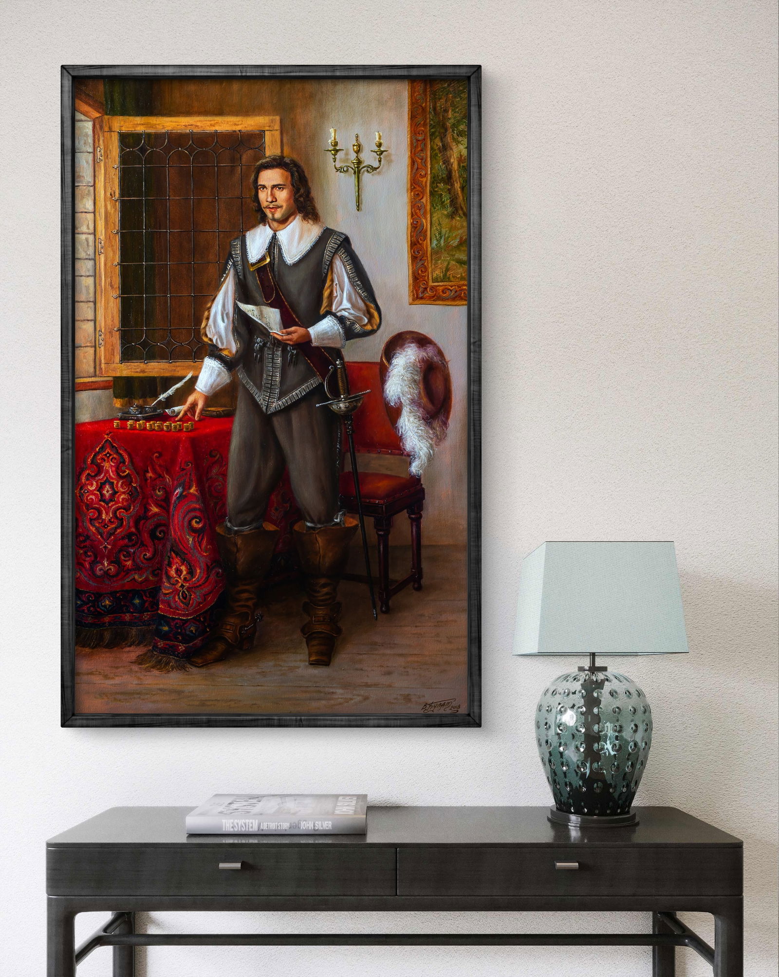 Oil painting Aramis's Golden Dreams Valeriy Bulat - 3