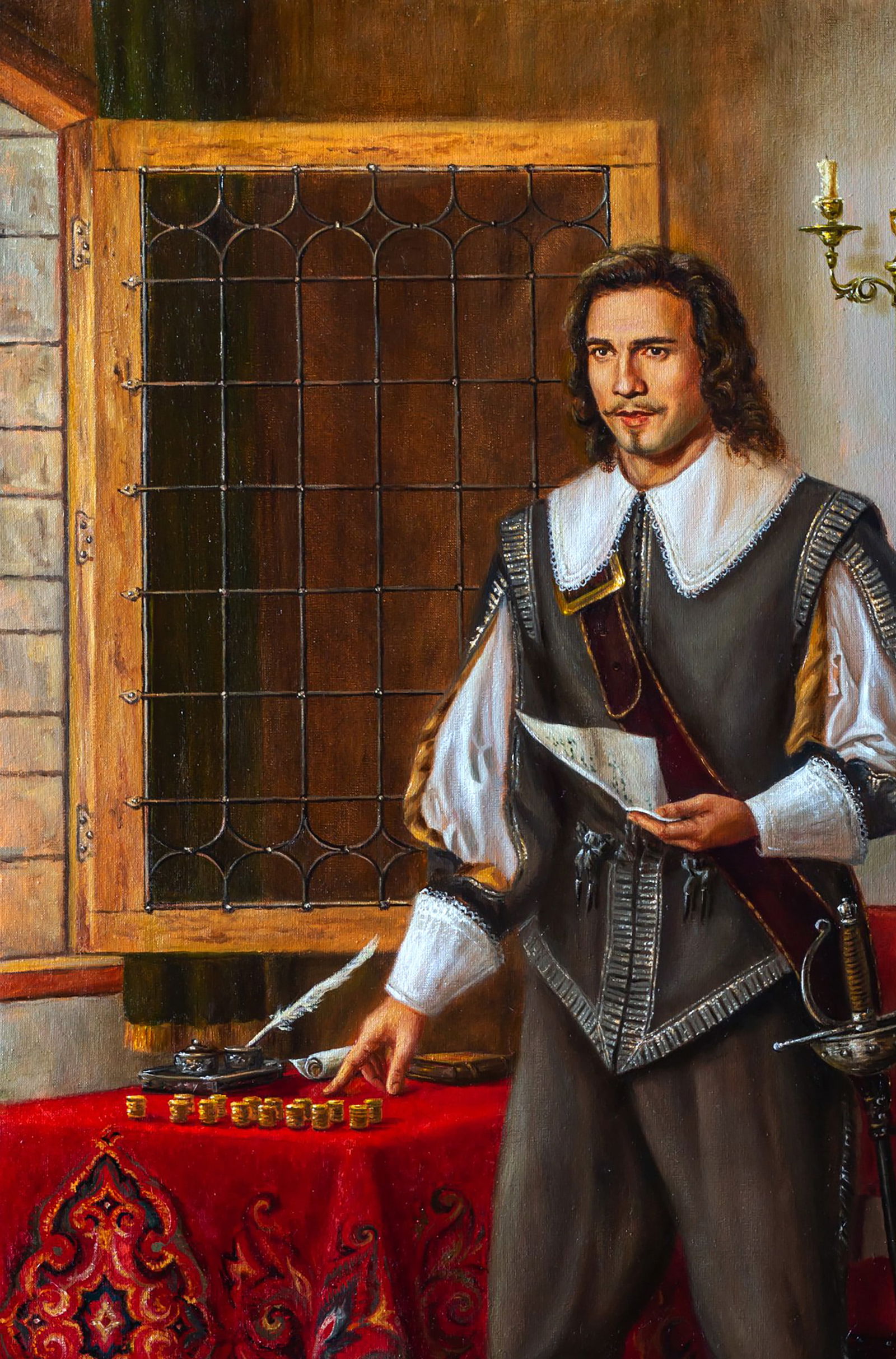 Oil painting Aramis's Golden Dreams Valeriy Bulat - 4