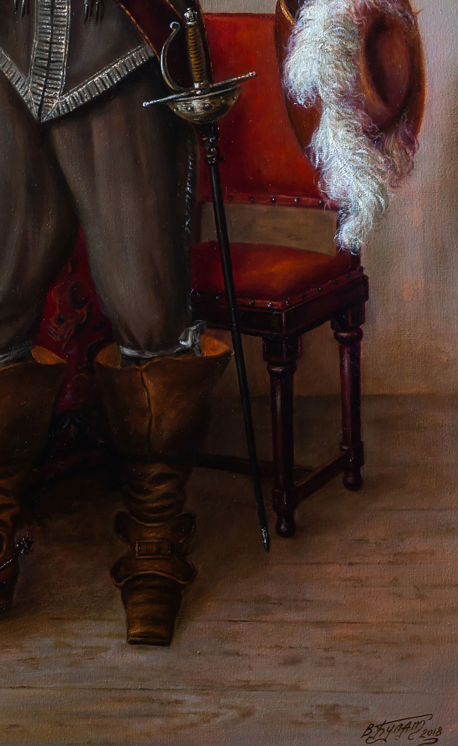 Oil painting Aramis's Golden Dreams Valeriy Bulat - 7