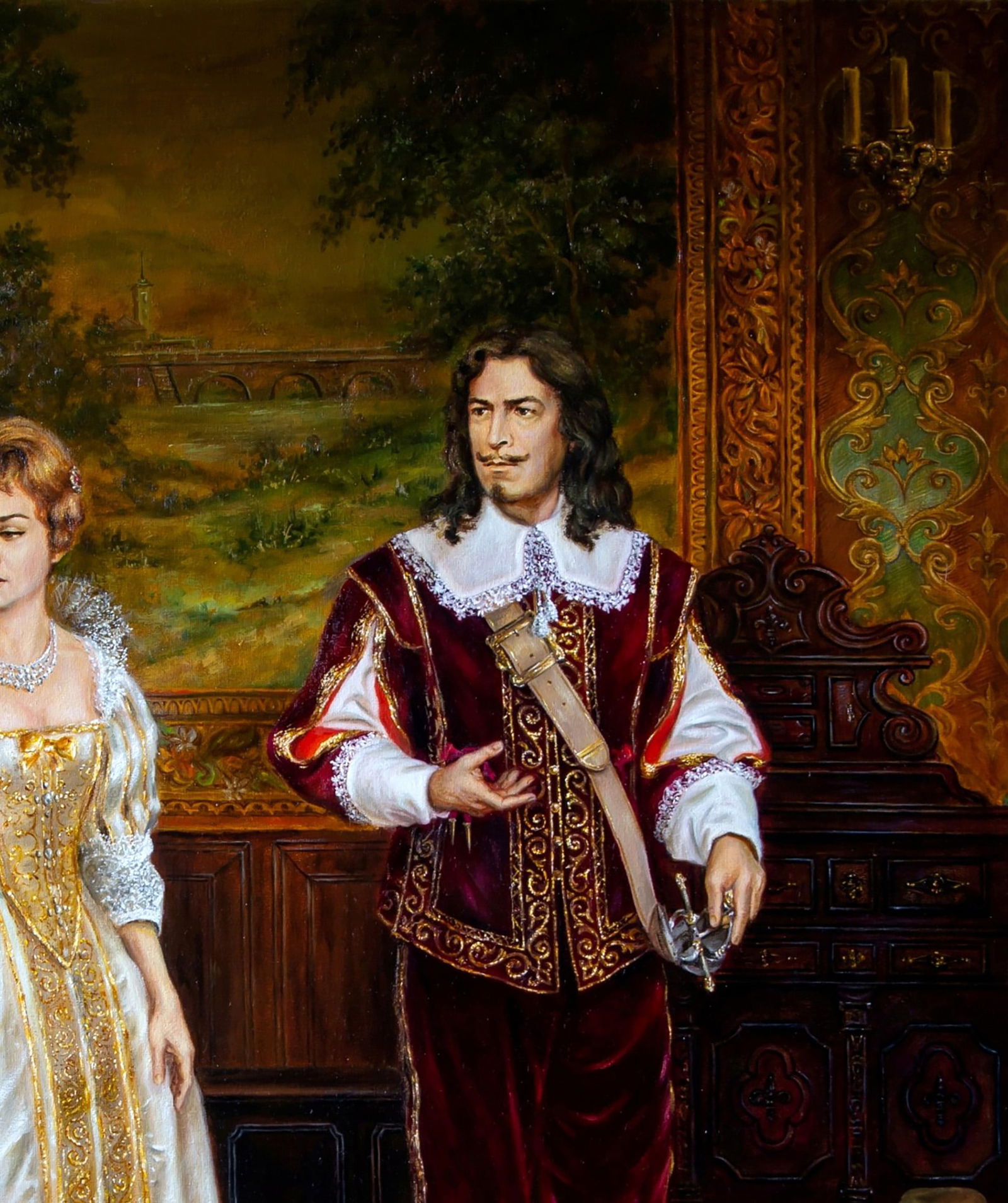 Oil painting And don't forget the pendants Valeriy Bulat - 5