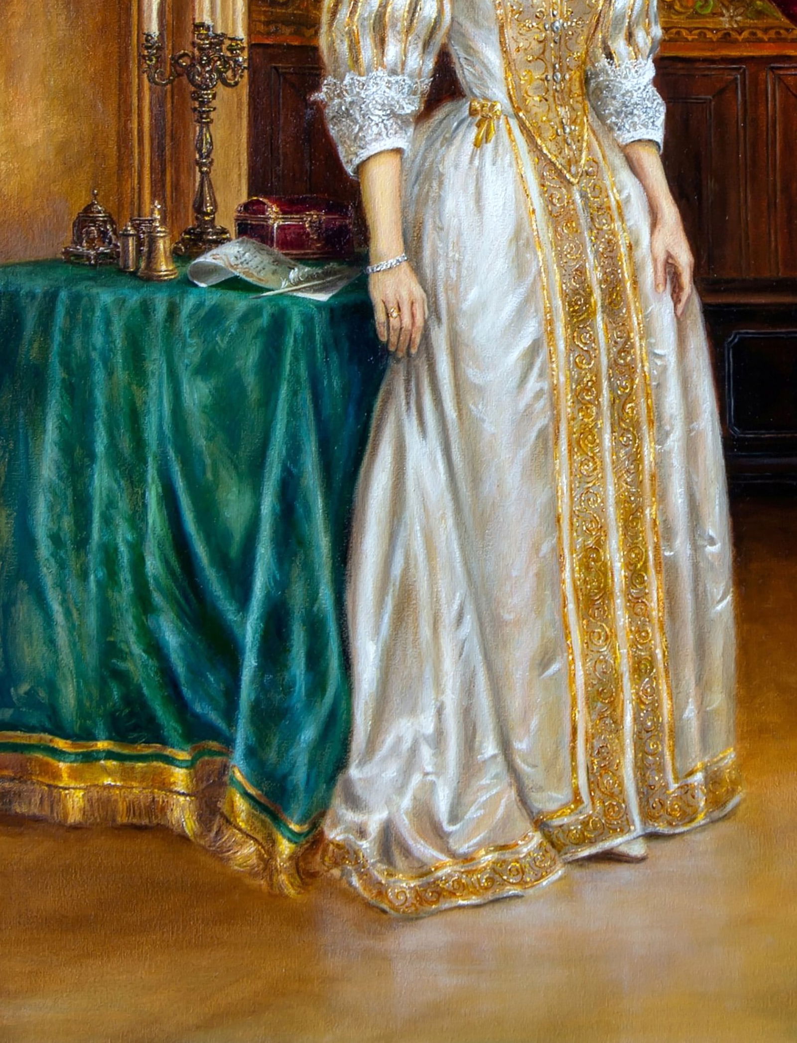 Oil painting And don't forget the pendants Valeriy Bulat - 6