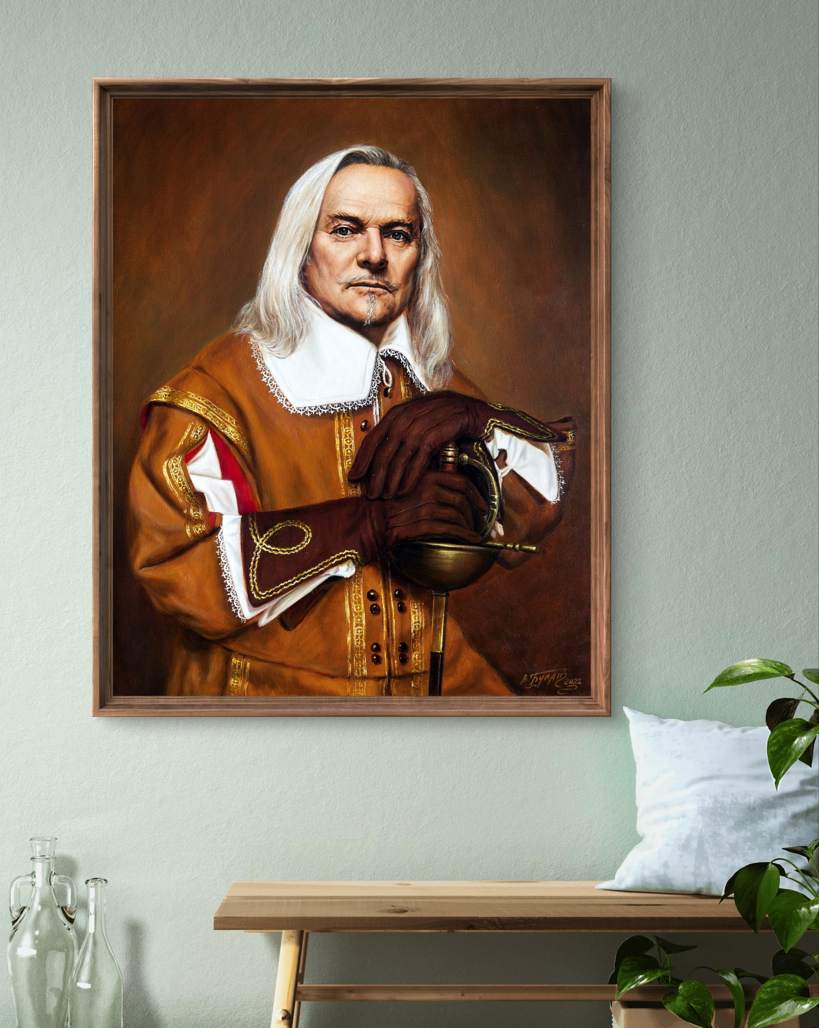 Oil painting Many years later Valeriy Bulat - 3