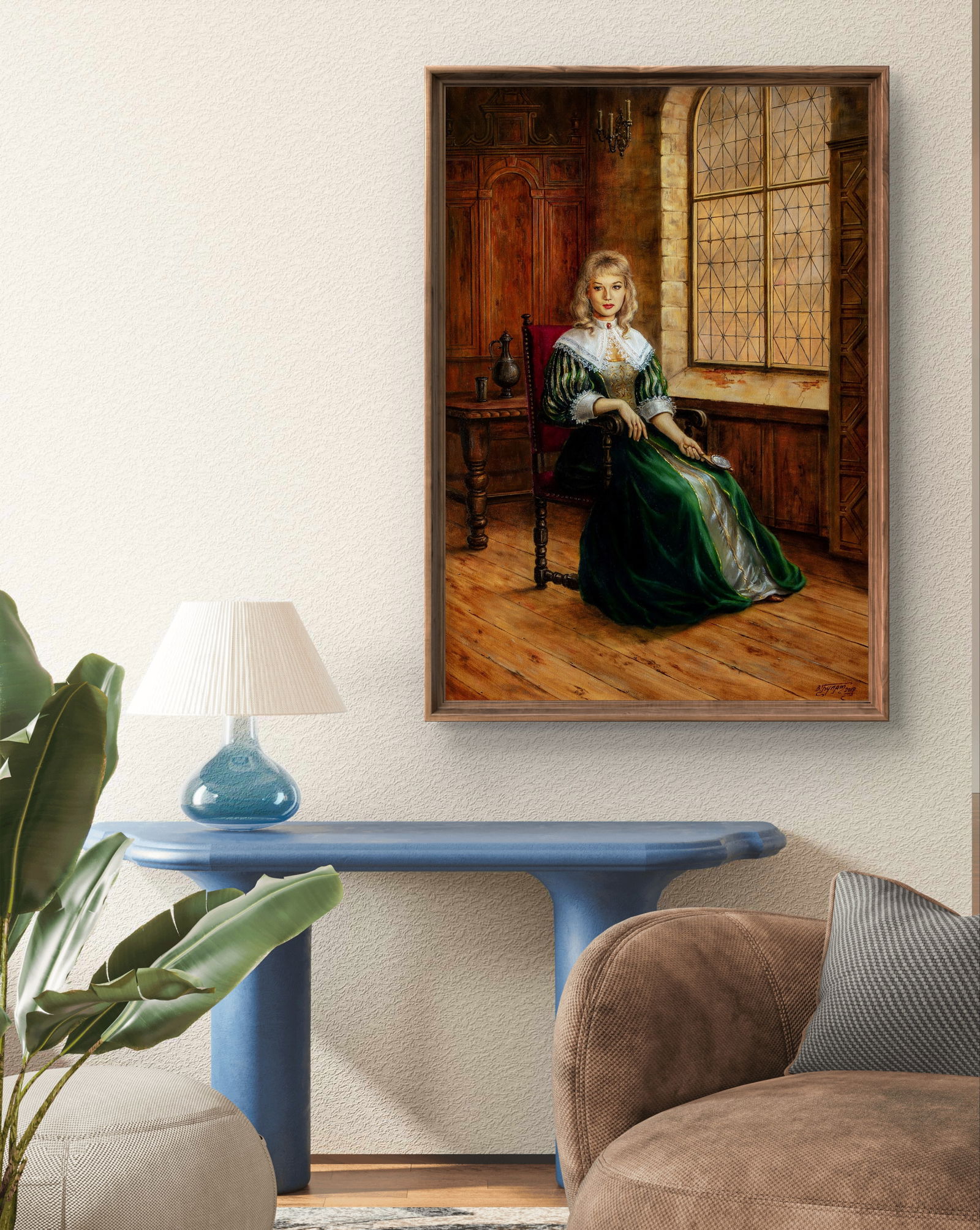 Oil painting My strength is in my weakness Valeriy Bulat - 3