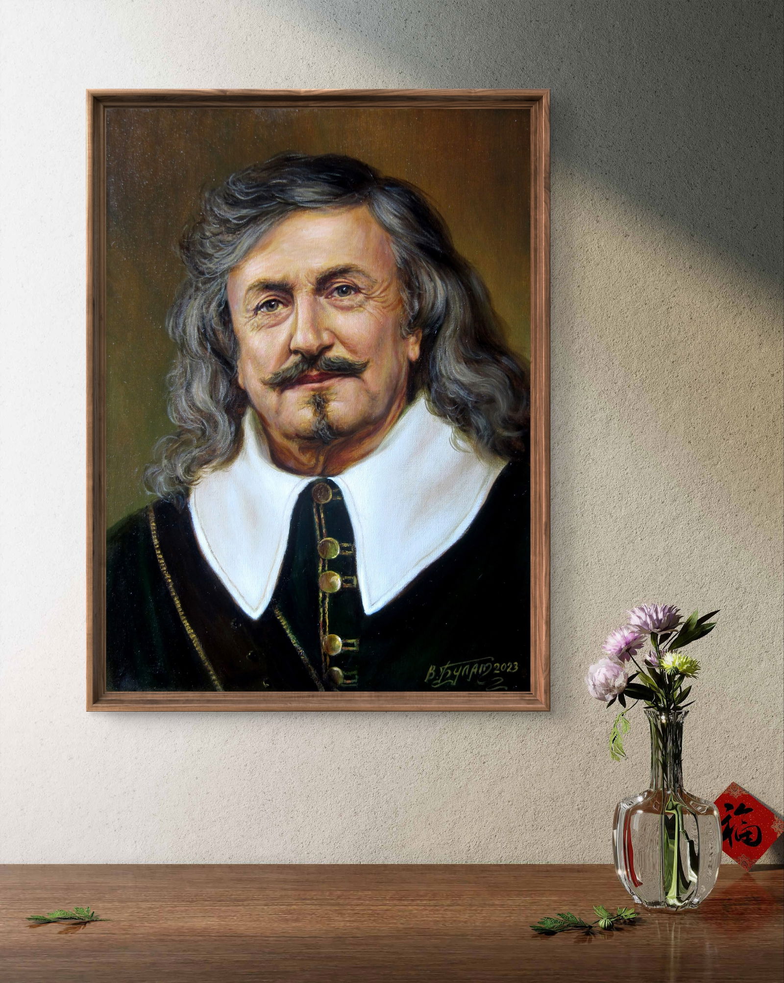 Oil painting An image from the past Valeriy Bulat - 3