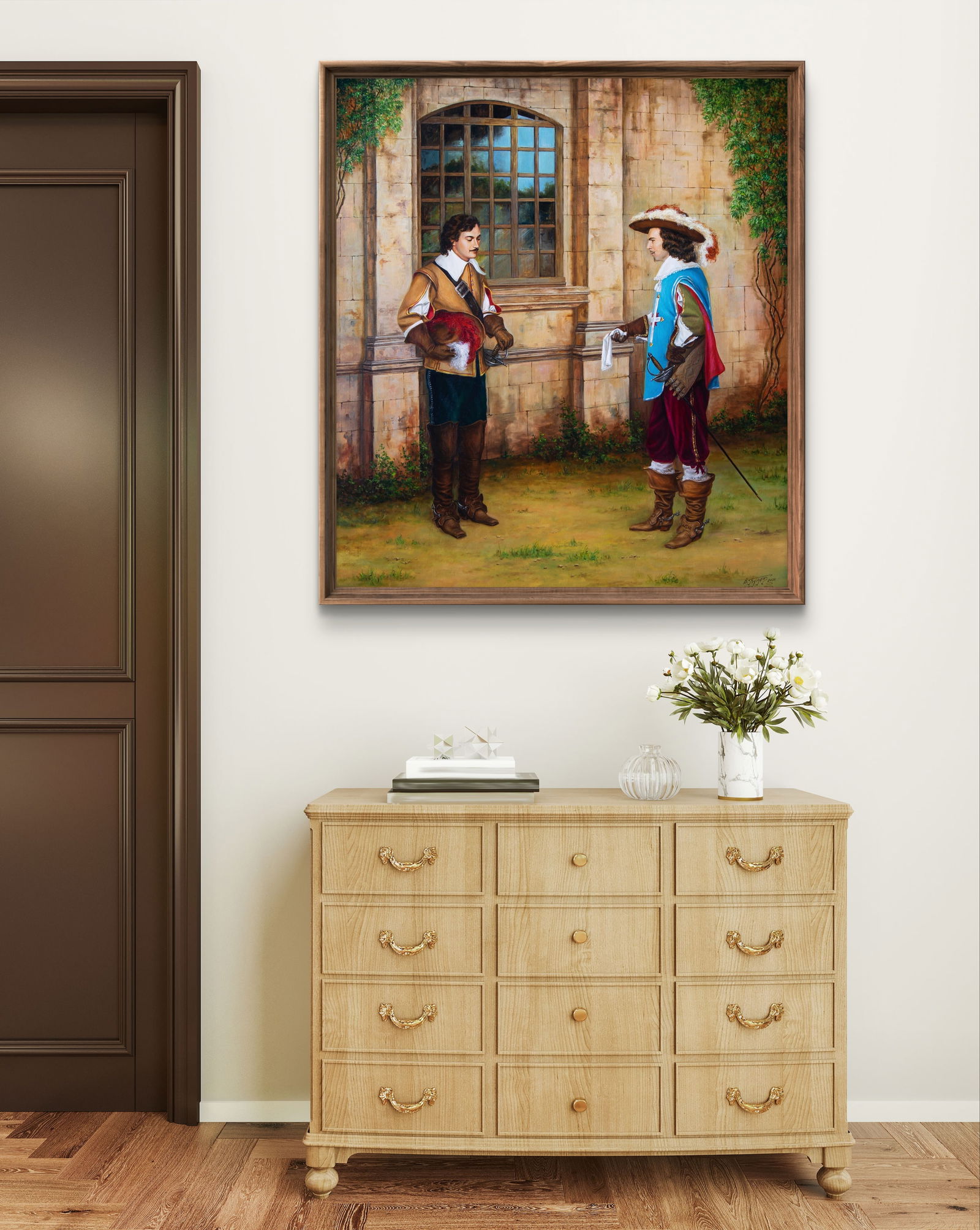 Oil painting Paris is not paved with handkerchiefs Valeriy Bulat - 2