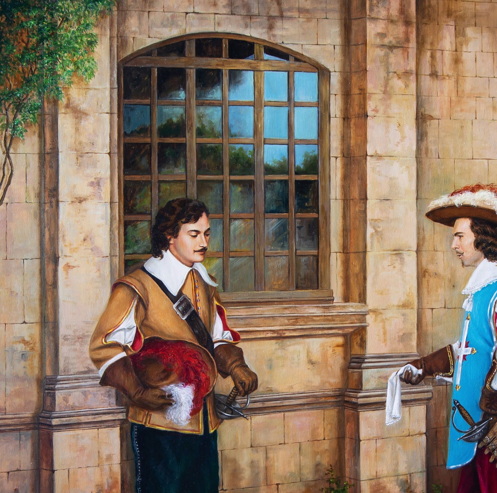 Oil painting Paris is not paved with handkerchiefs Valeriy Bulat - 4