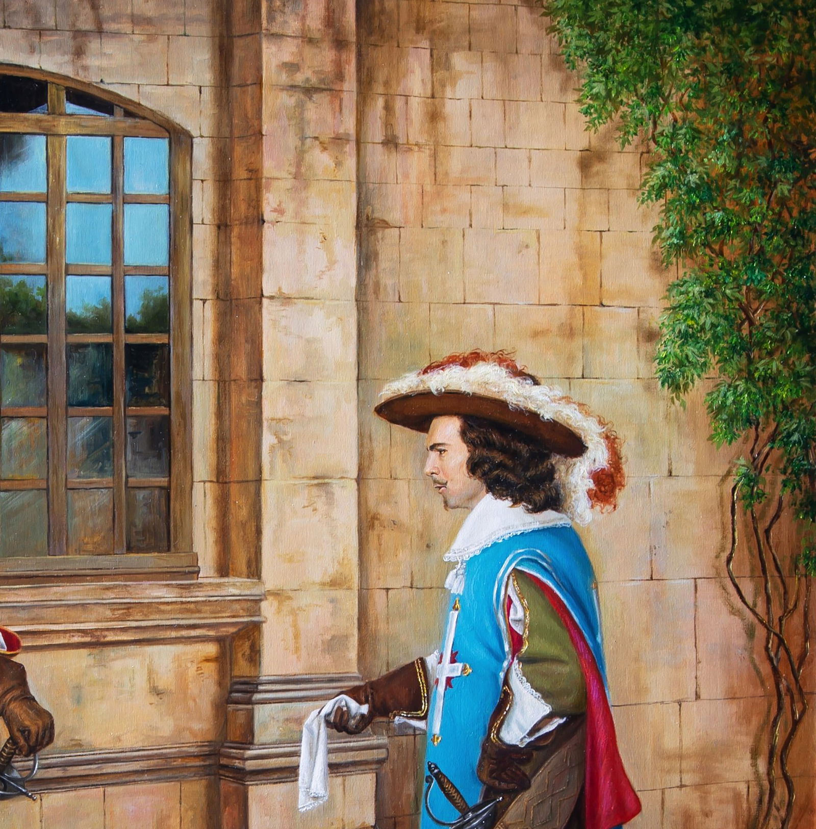 Oil painting Paris is not paved with handkerchiefs Valeriy Bulat - 5