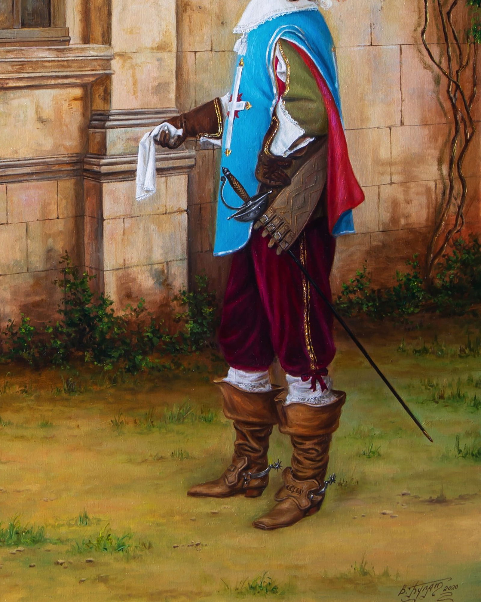 Oil painting Paris is not paved with handkerchiefs Valeriy Bulat - 7