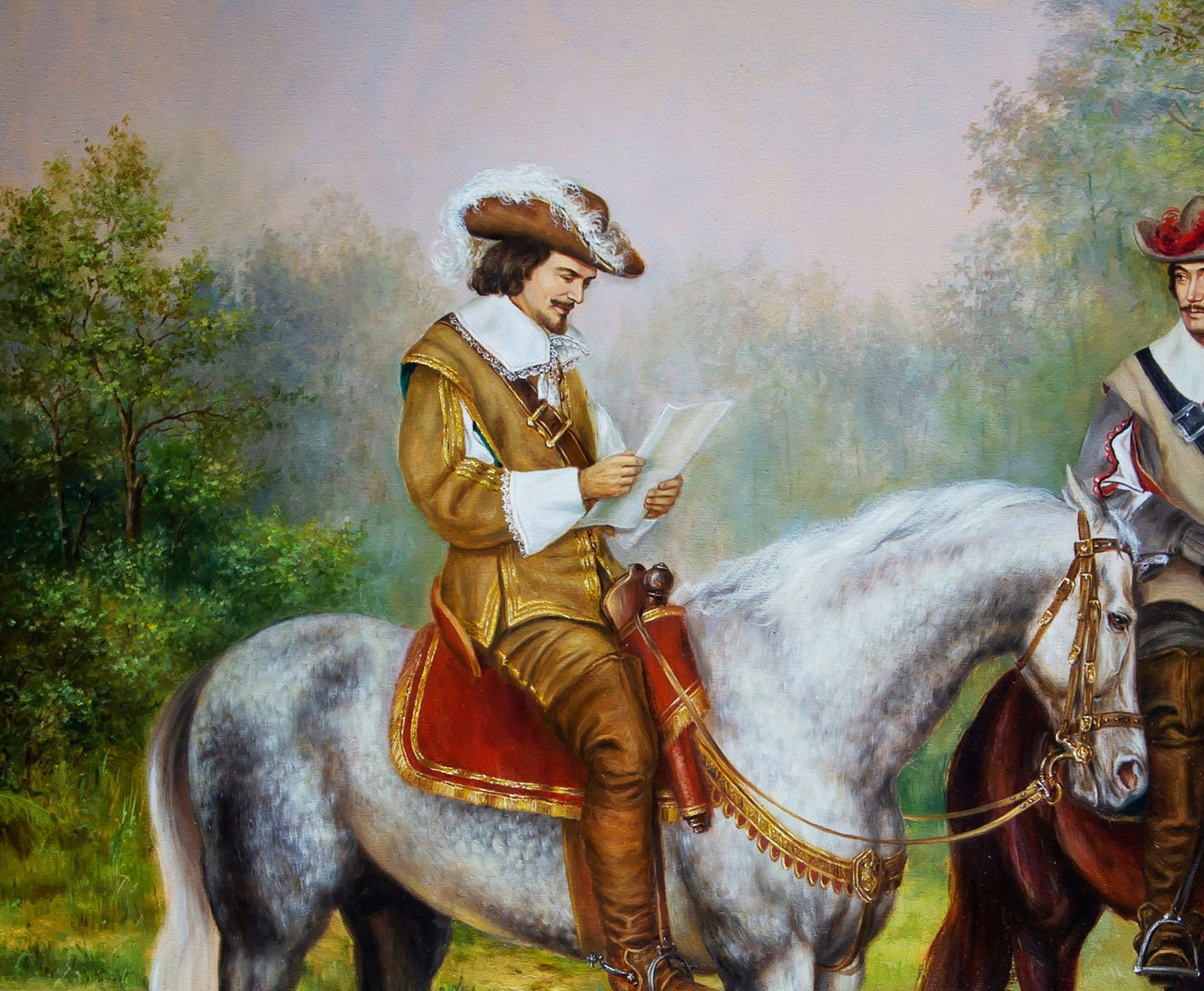 Oil painting Letter from the Queen Valeriy Bulat - 4