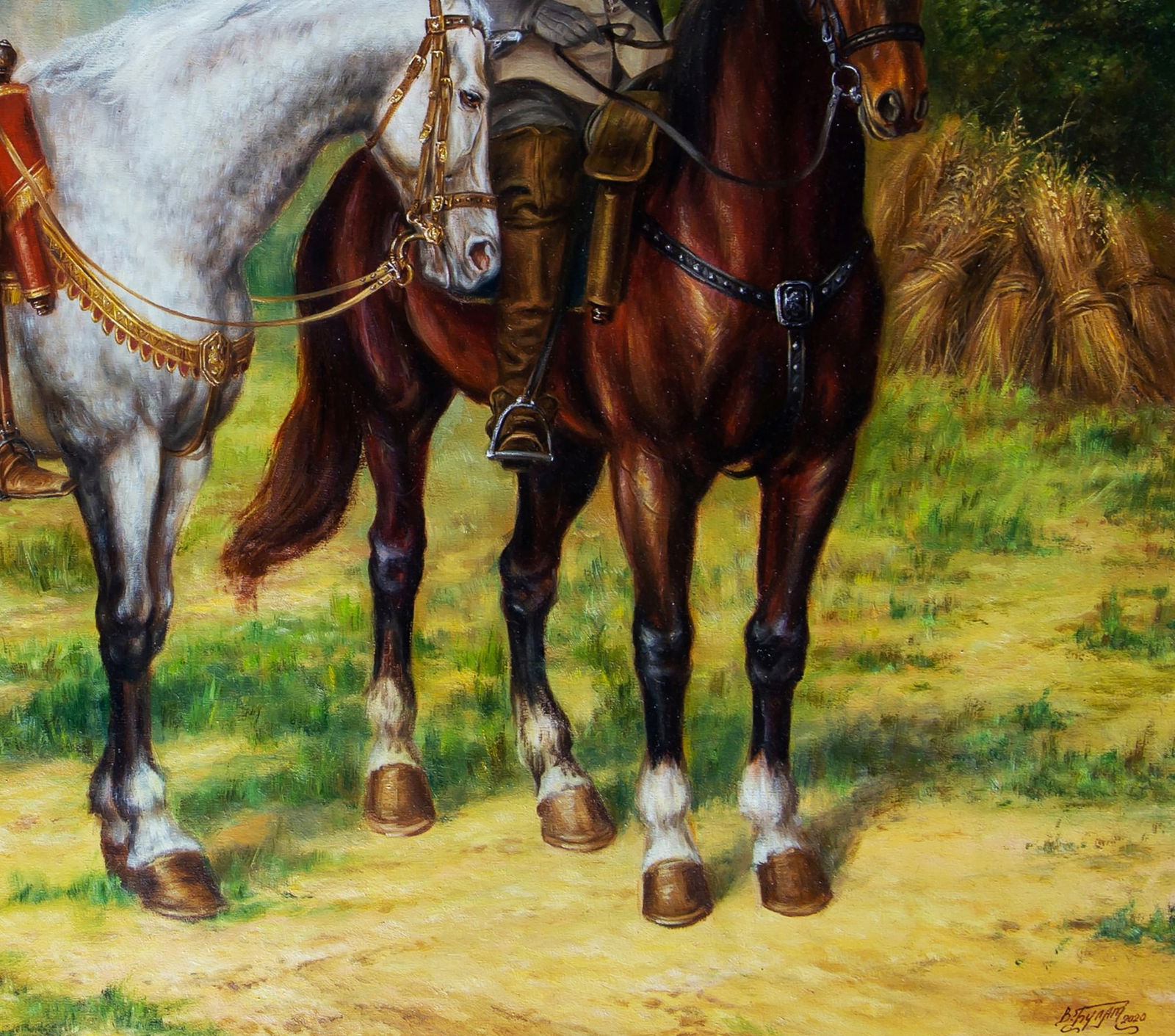 Oil painting Letter from the Queen Valeriy Bulat - 7