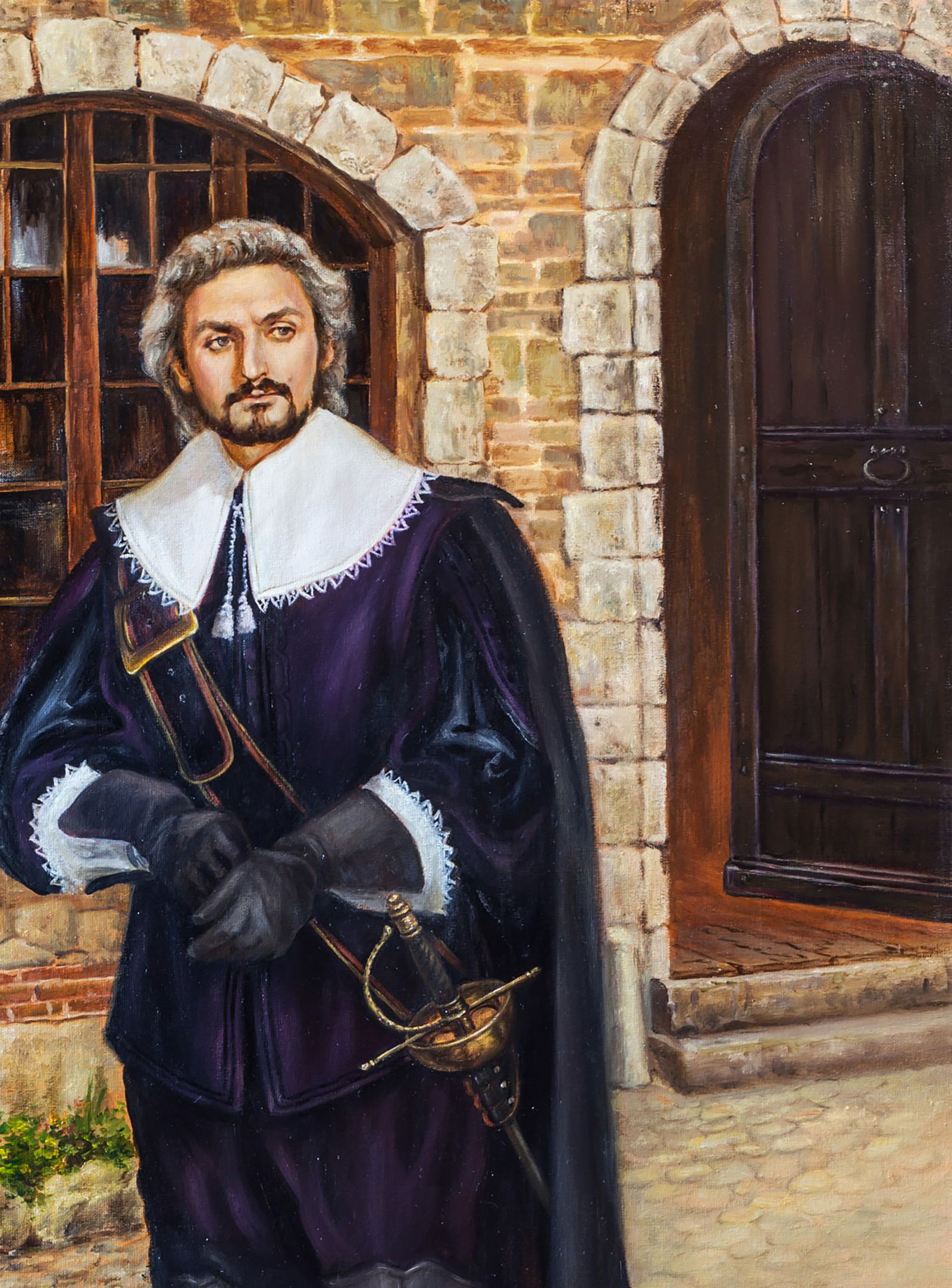 Oil painting I rarely laugh Valeriy Bulat - 5