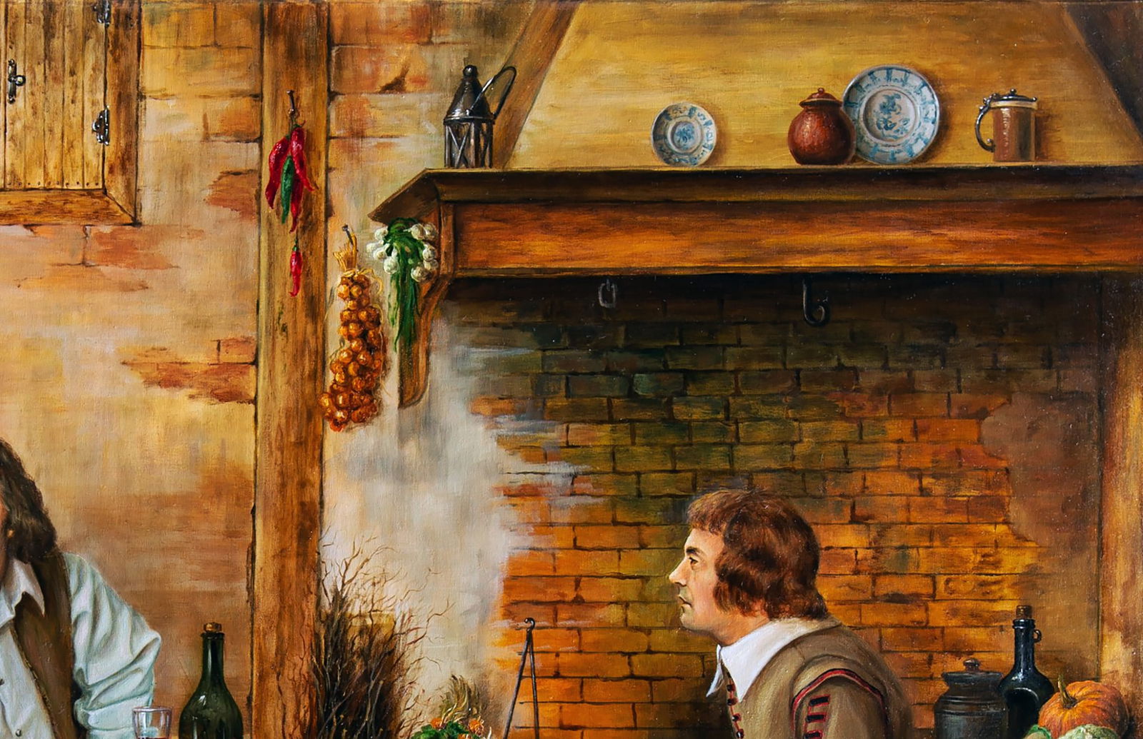 Oil painting The Secret of Porthos Valeriy Bulat - 5