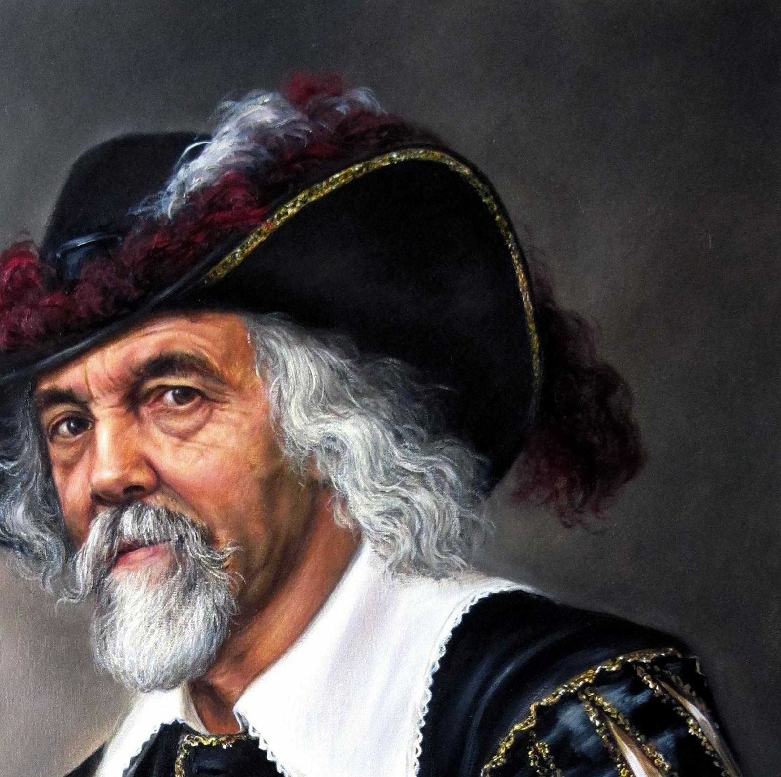 Oil painting Keep your friends luck Valeriy Bulat - 4