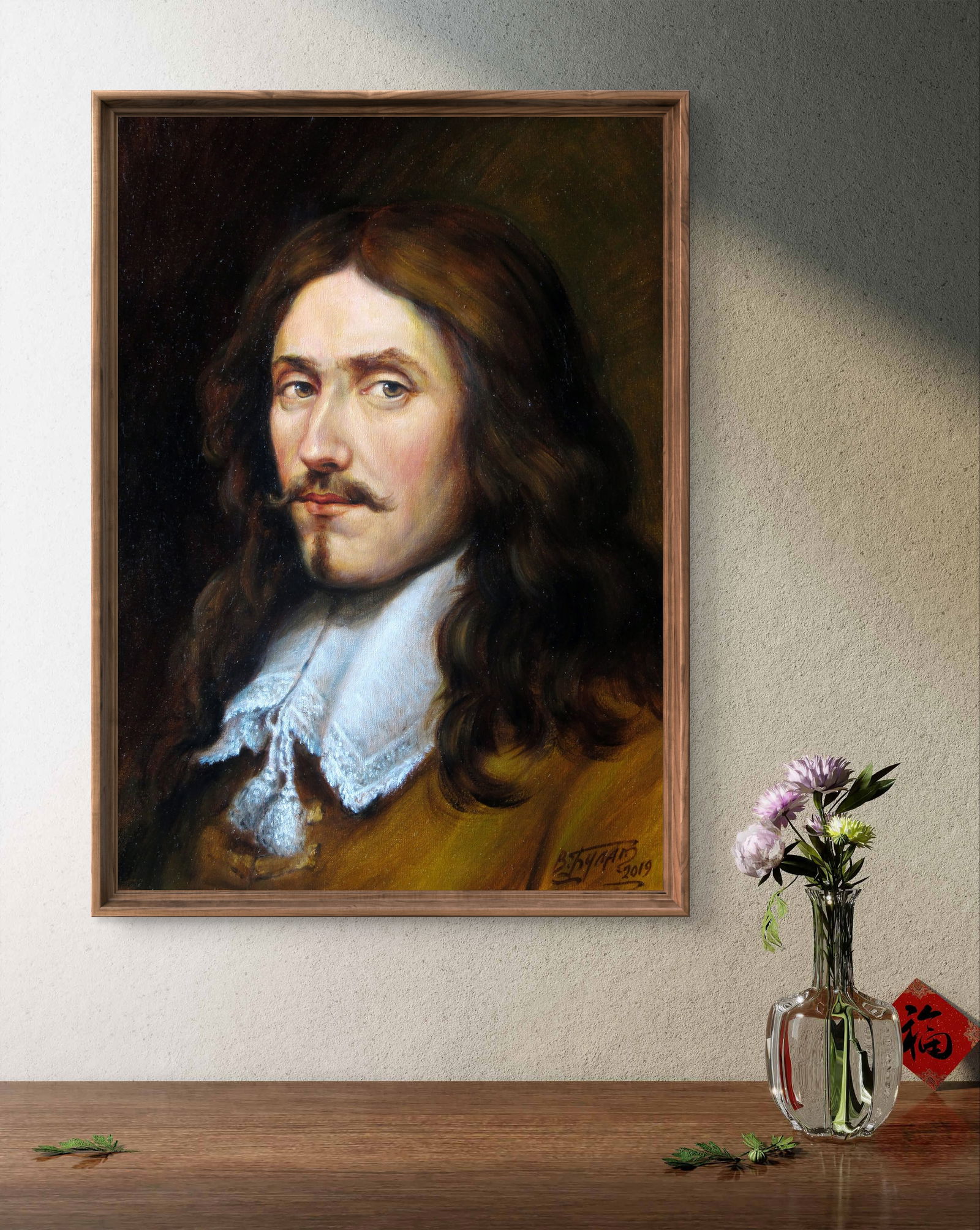 Oil painting Chevalier Valeriy Bulat - 2