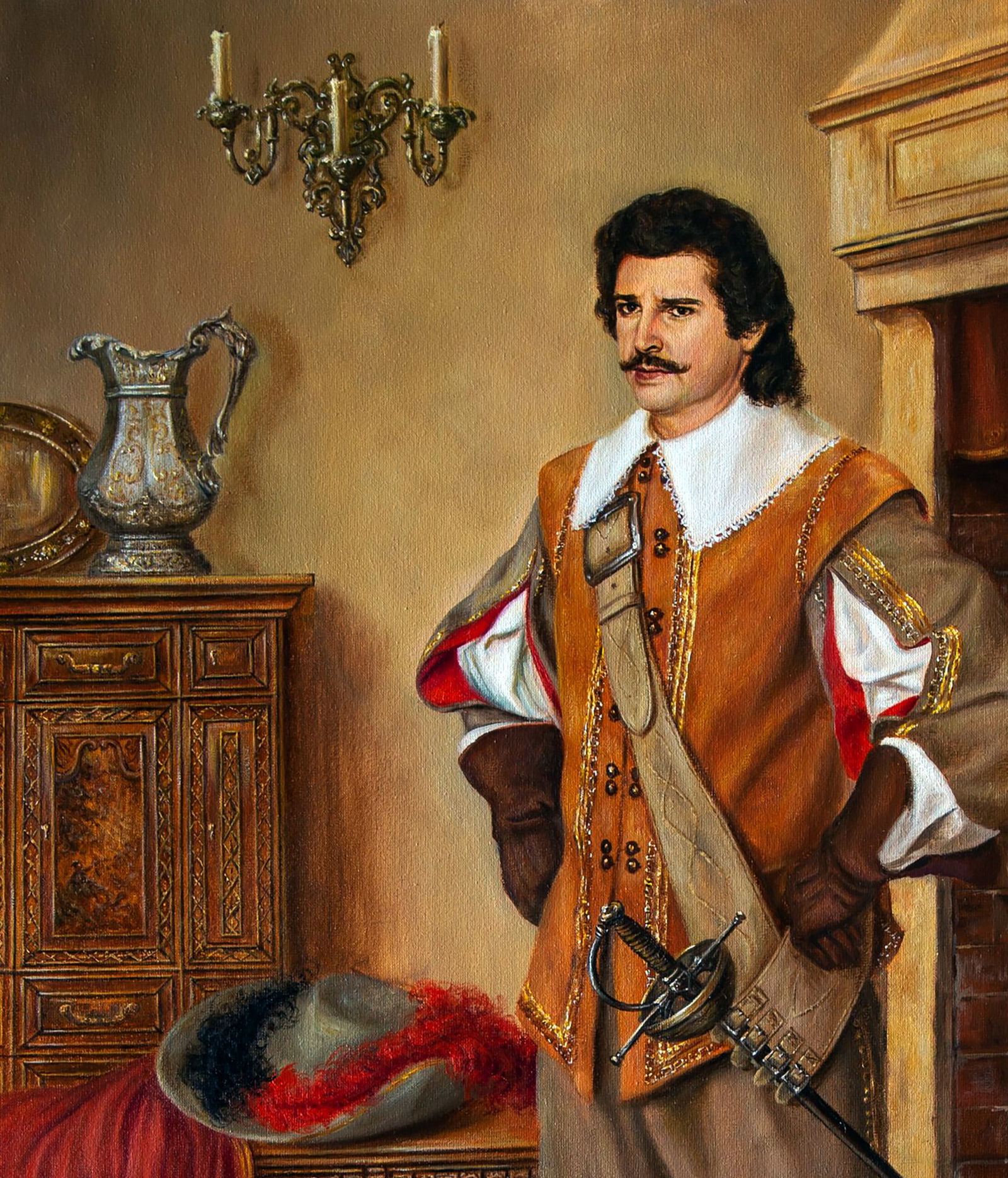 Oil painting I will carry out my plan Valeriy Bulat - 4