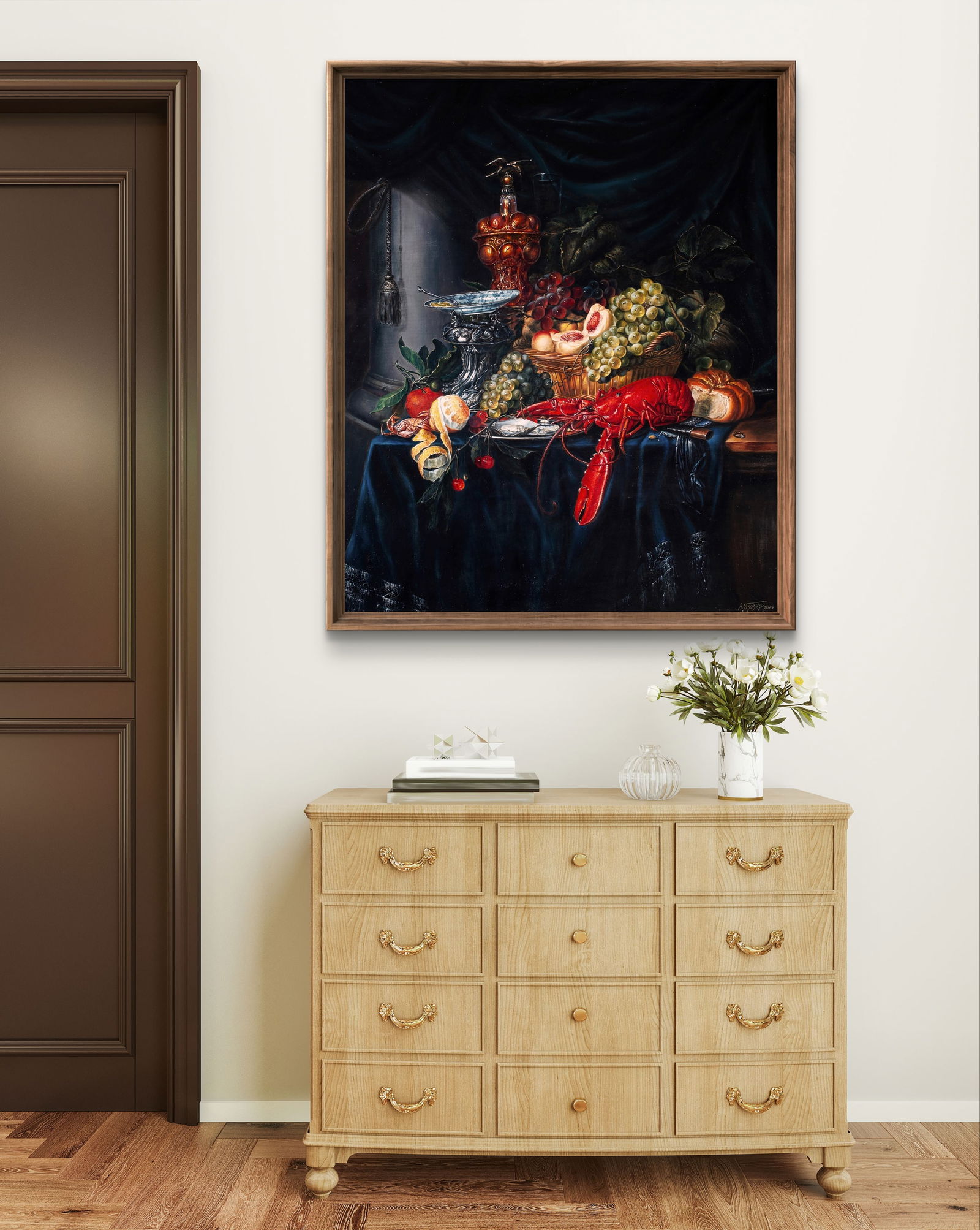 Oil painting Still Life with a Golden Cup Valeriy Bulat - 3