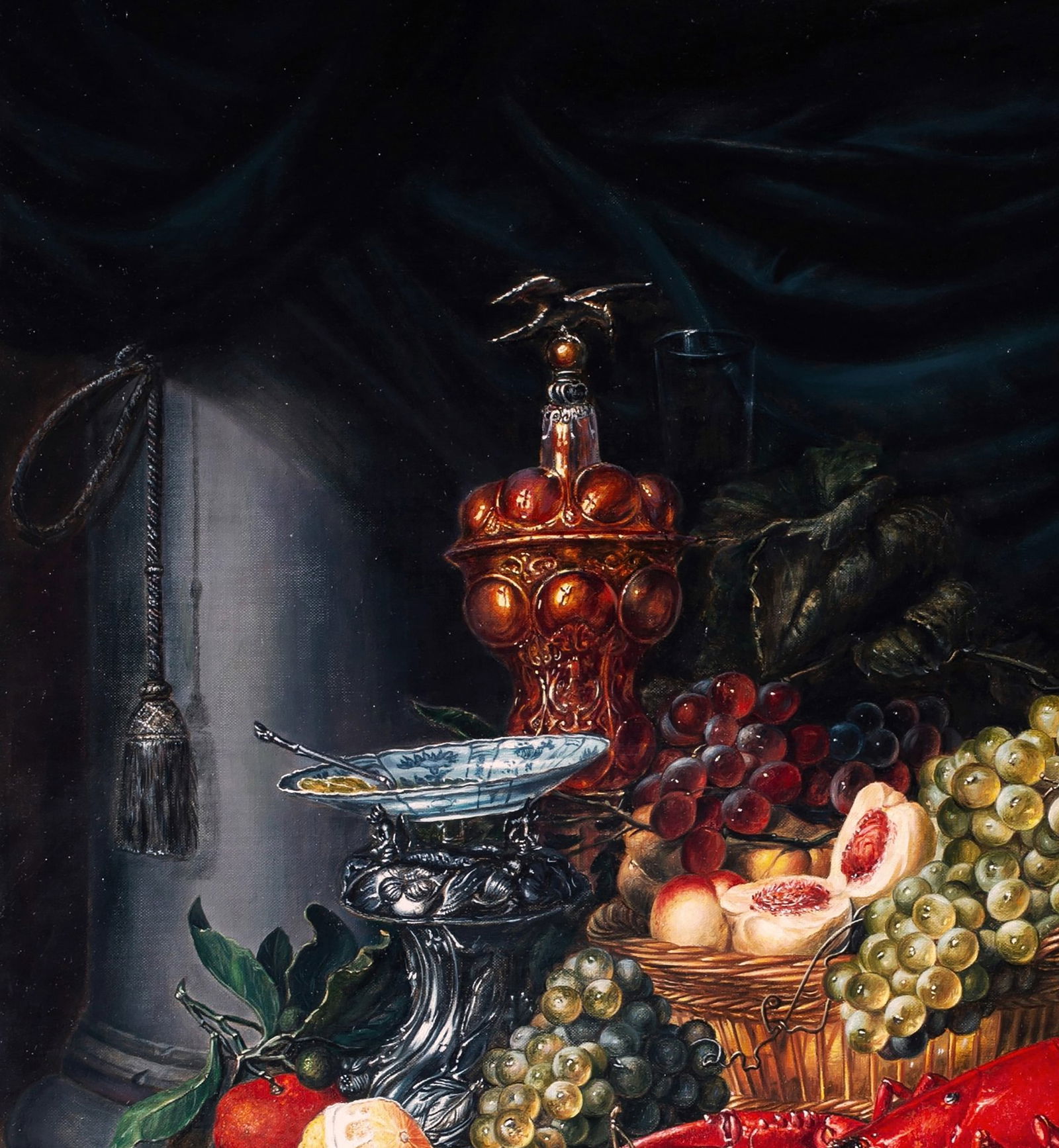 Oil painting Still Life with a Golden Cup Valeriy Bulat - 4