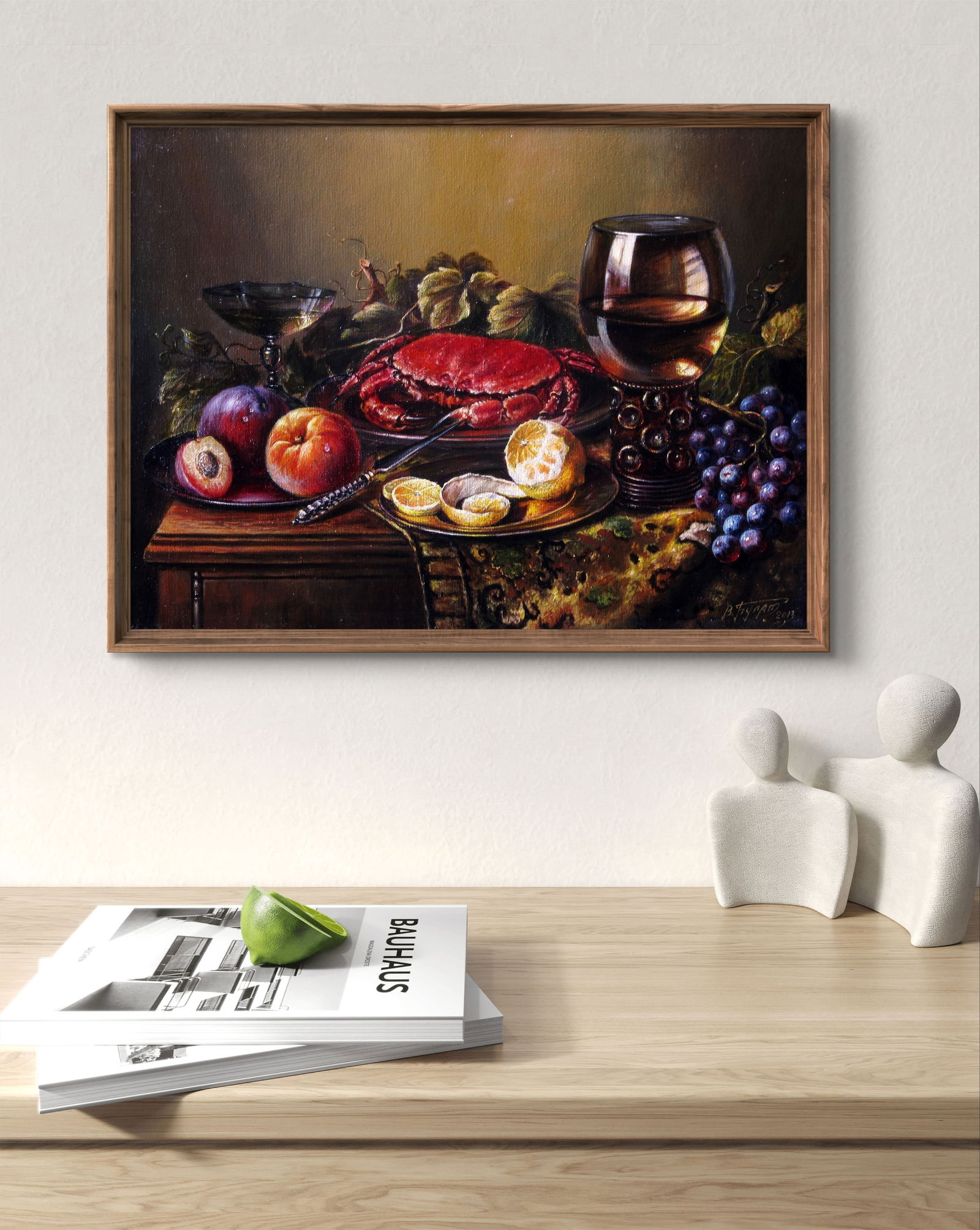 Oil painting Still life with a crab Valeriy Bulat - 2