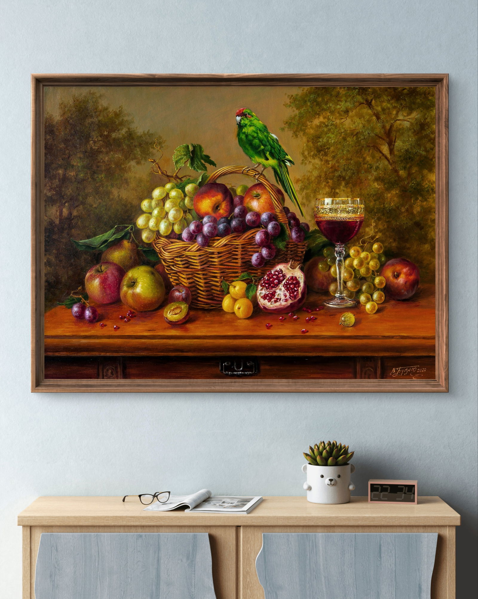 Oil painting He was green Valeriy Bulat - 2