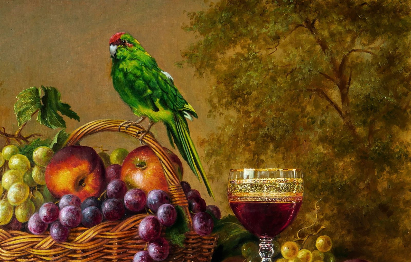 Oil painting He was green Valeriy Bulat - 5