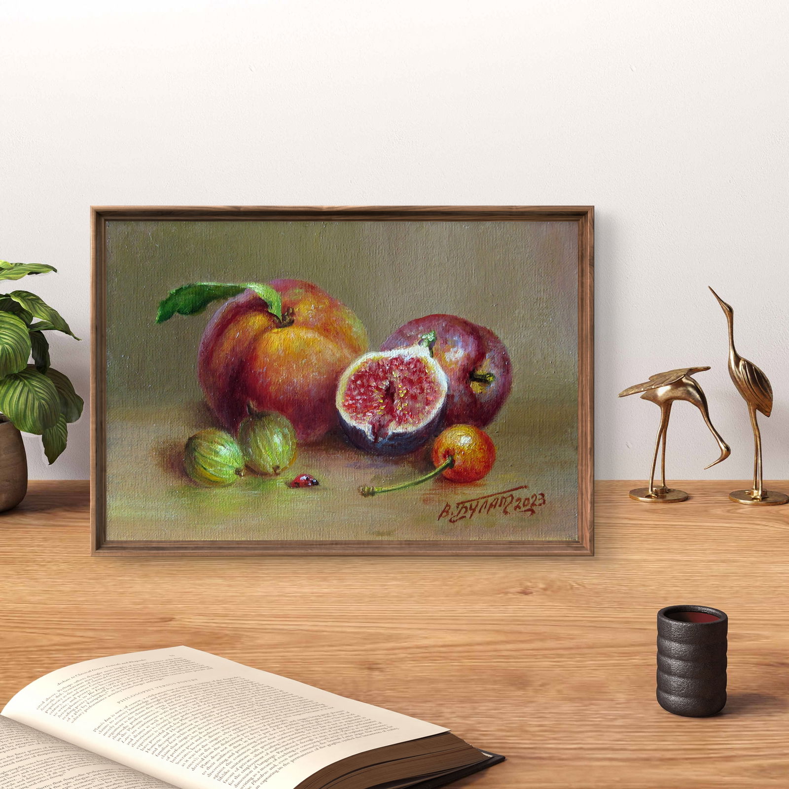 Oil painting Fruit still life Valeriy Bulat - 2