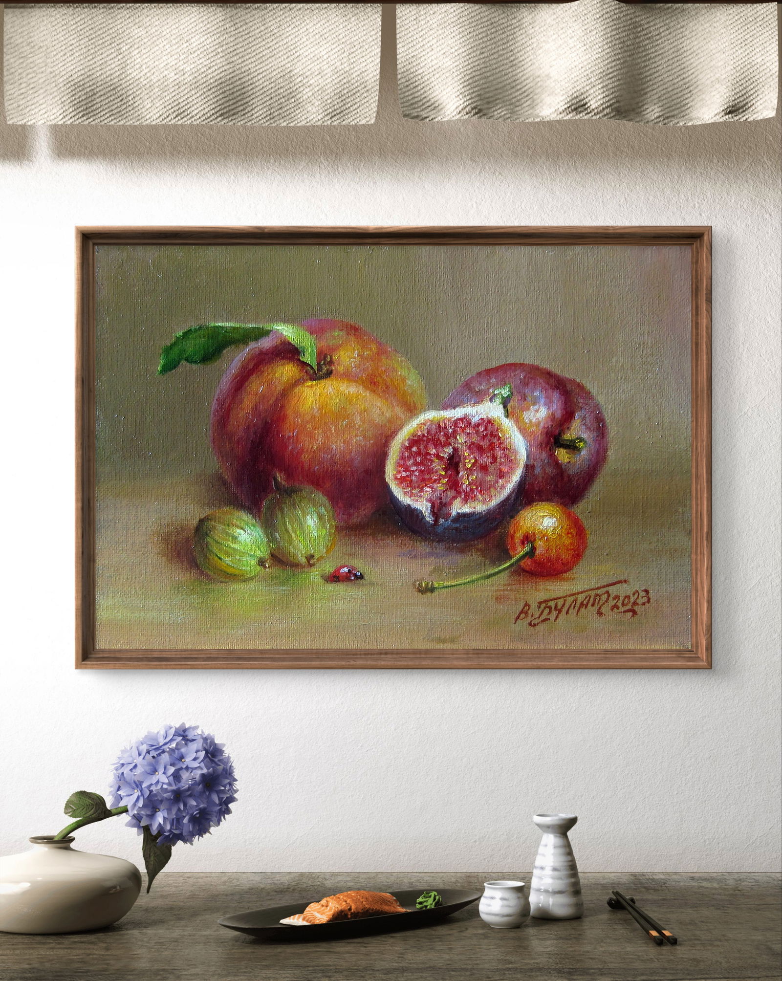 Oil painting Fruit still life Valeriy Bulat - 3