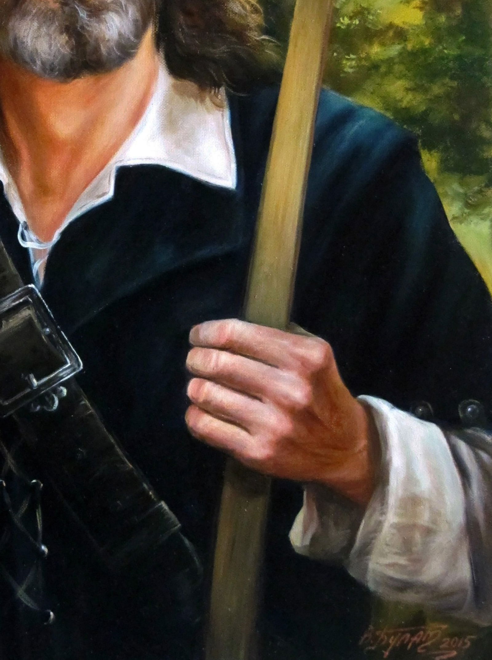 Oil painting Without fear and reproach Valeriy Bulat - 7