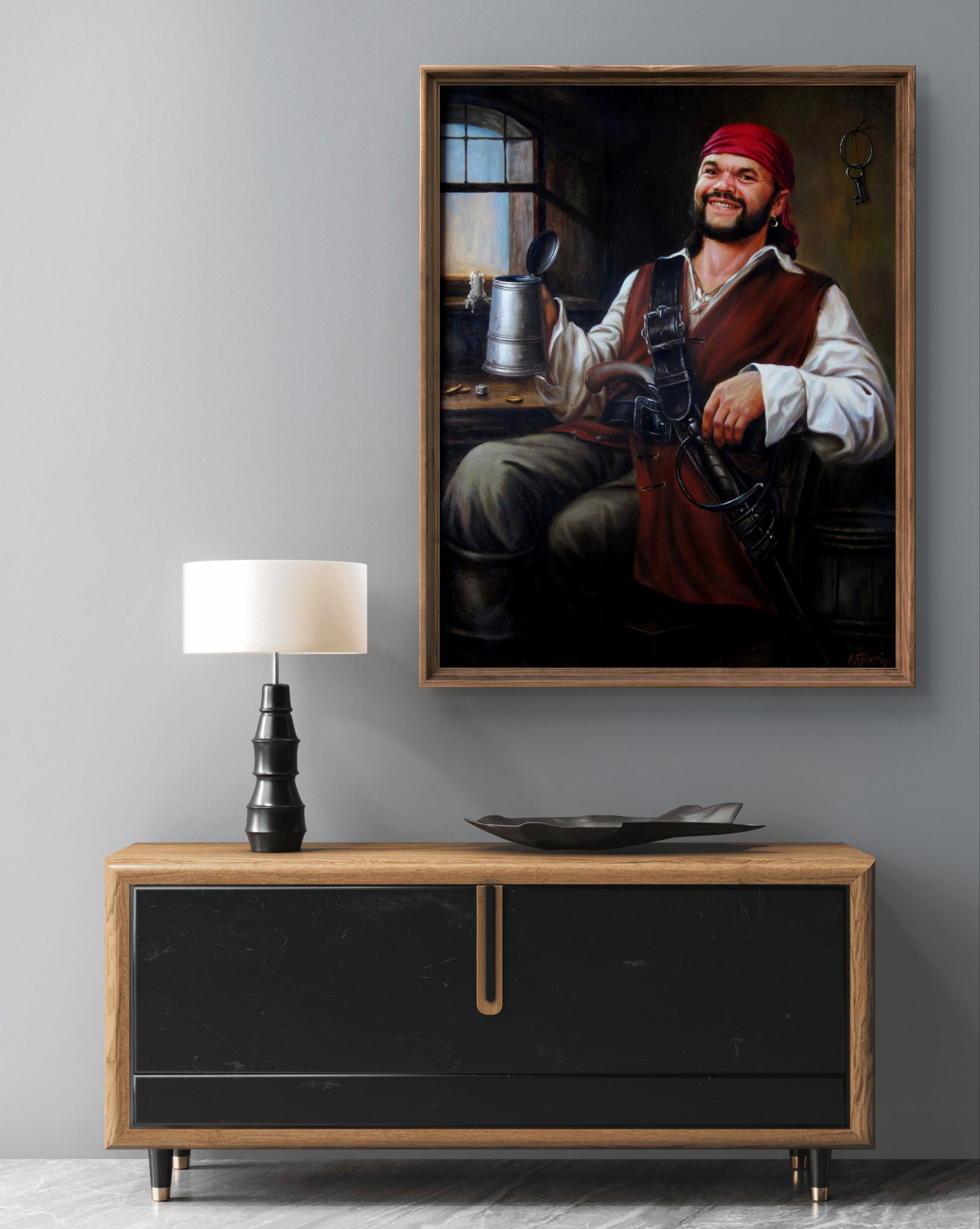 Oil painting The course is the same, The same path Valeriy Bulat - 2