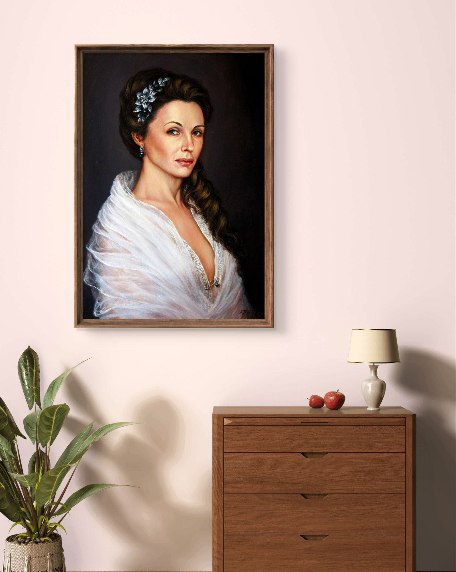 Oil painting Portrait of Margarita Valeriy Bulat - 3