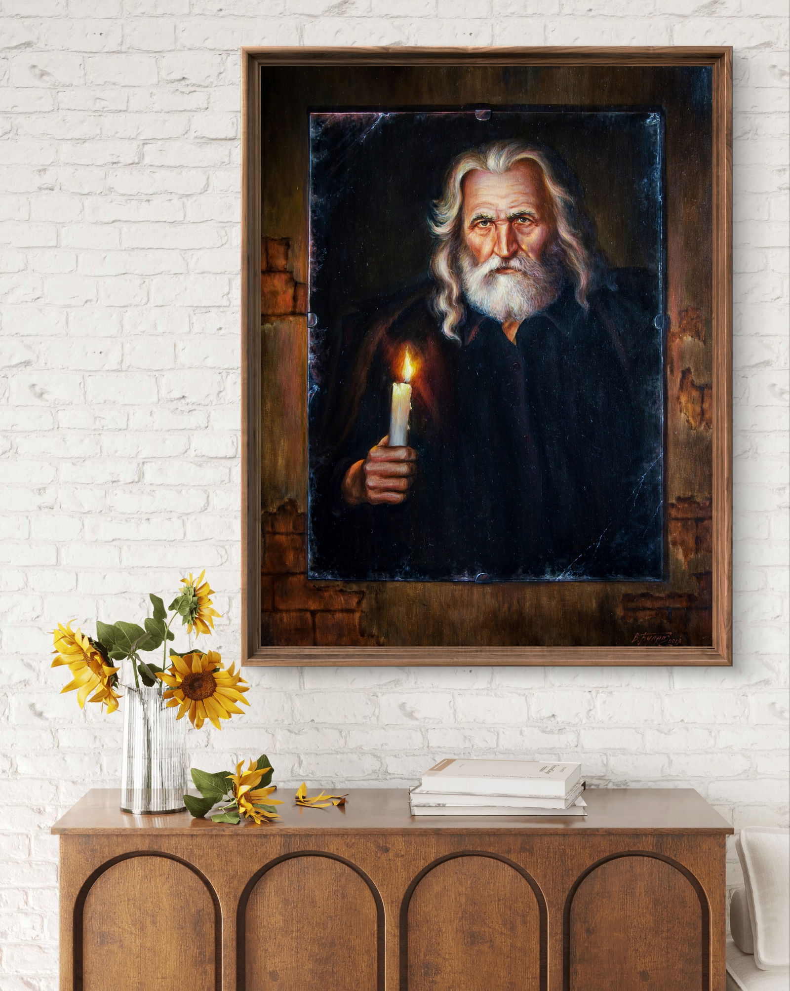 Oil painting Old mirror Valeriy Bulat - 3