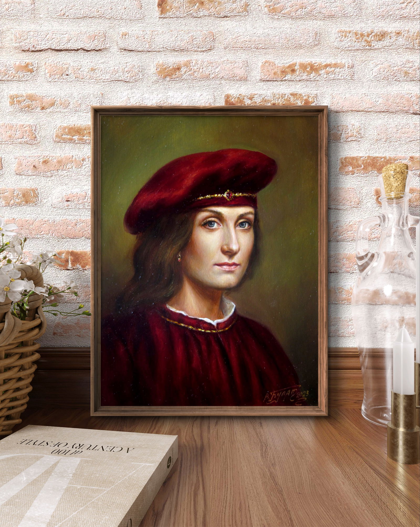 Oil painting A smile through the ages Valeriy Bulat - 2