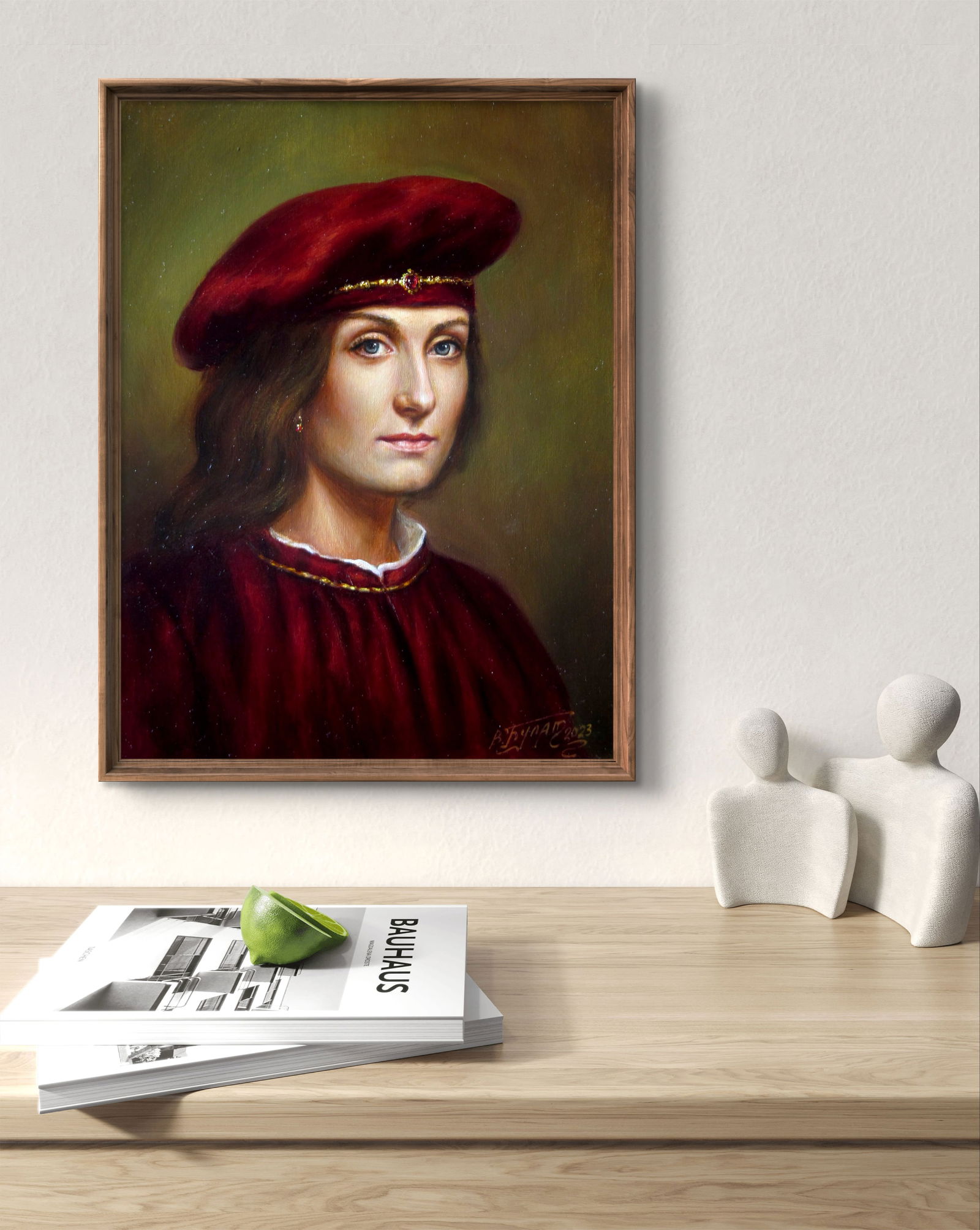 Oil painting A smile through the ages Valeriy Bulat - 3