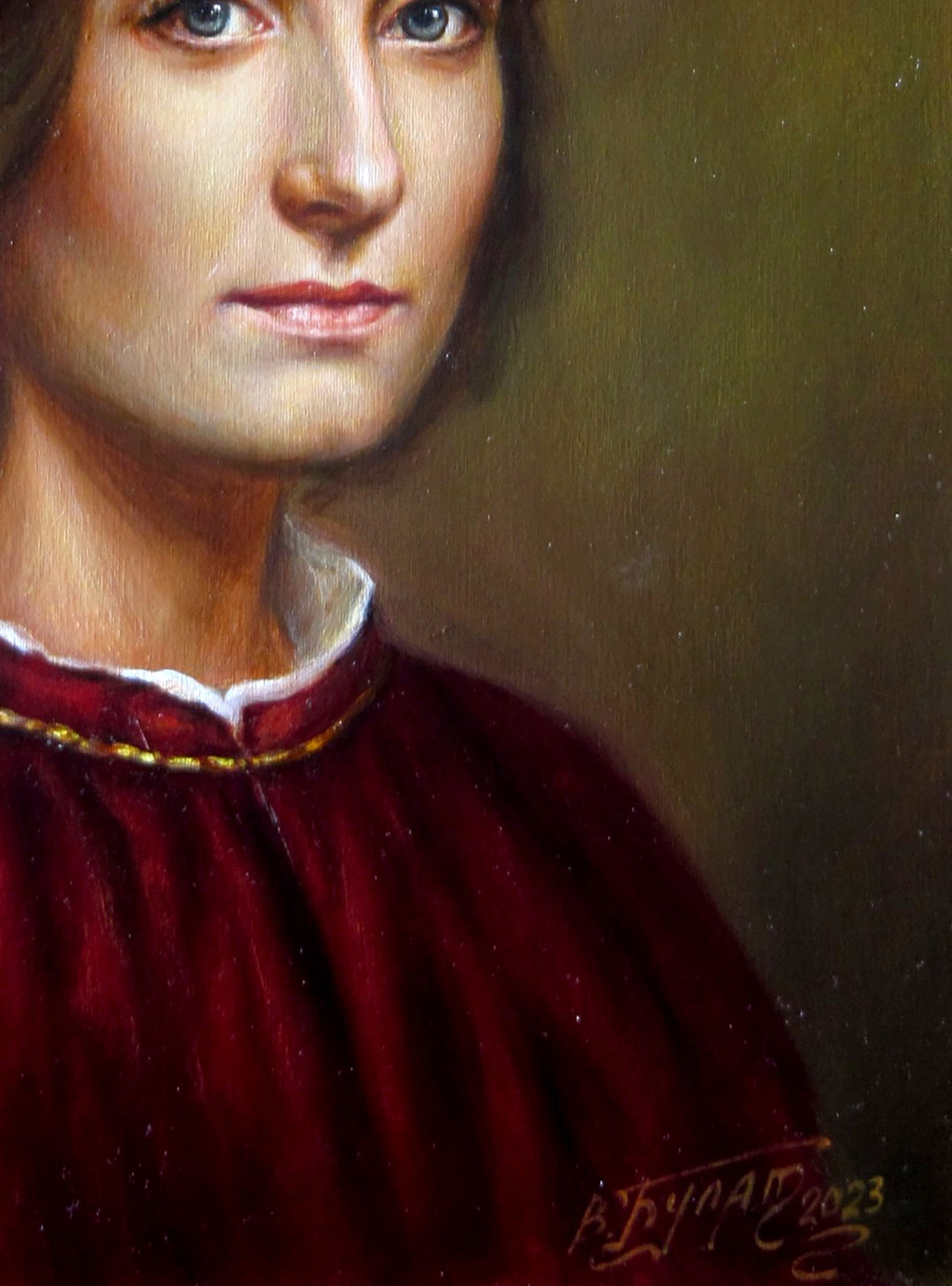 Oil painting A smile through the ages Valeriy Bulat - 7