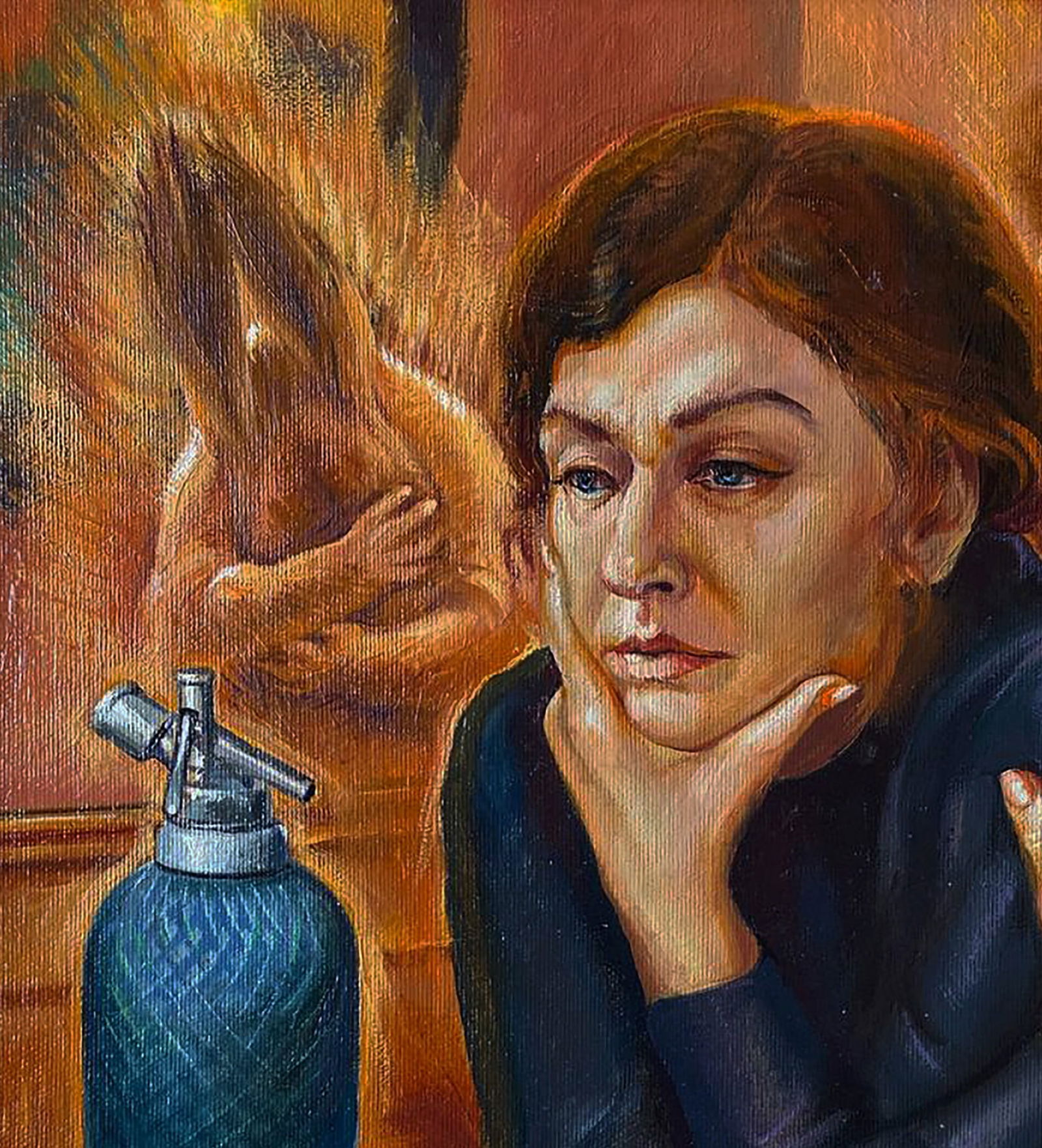 Oil painting After absinthe Natalia Bulat - 3