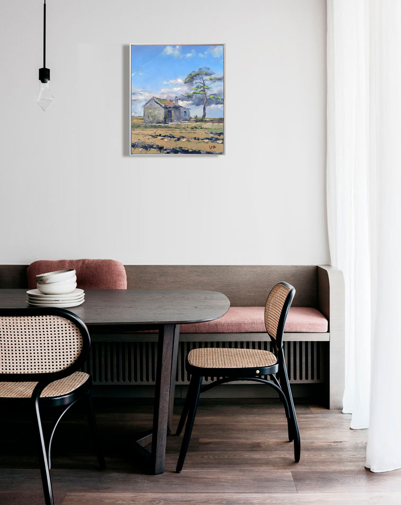 Oil painting House with history Volodymyr Gluhomanyuk - 3