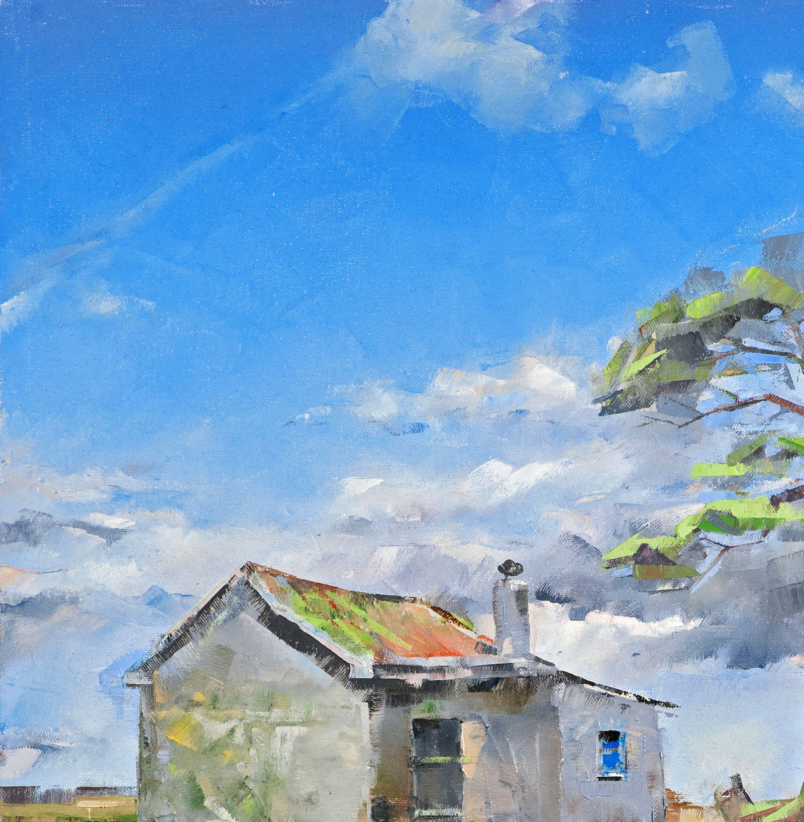 Oil painting House with history Volodymyr Gluhomanyuk - 4