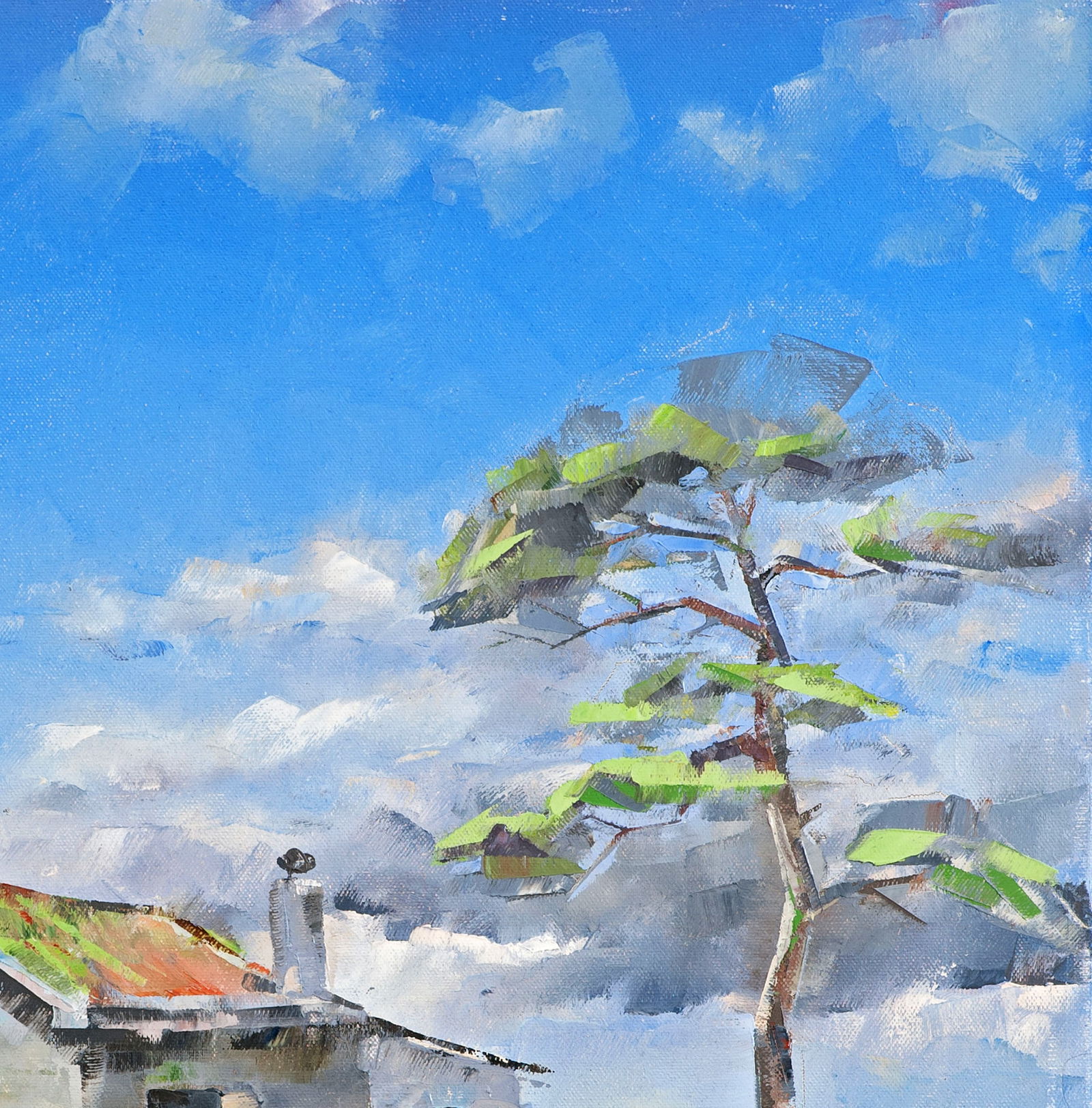 Oil painting House with history Volodymyr Gluhomanyuk - 5