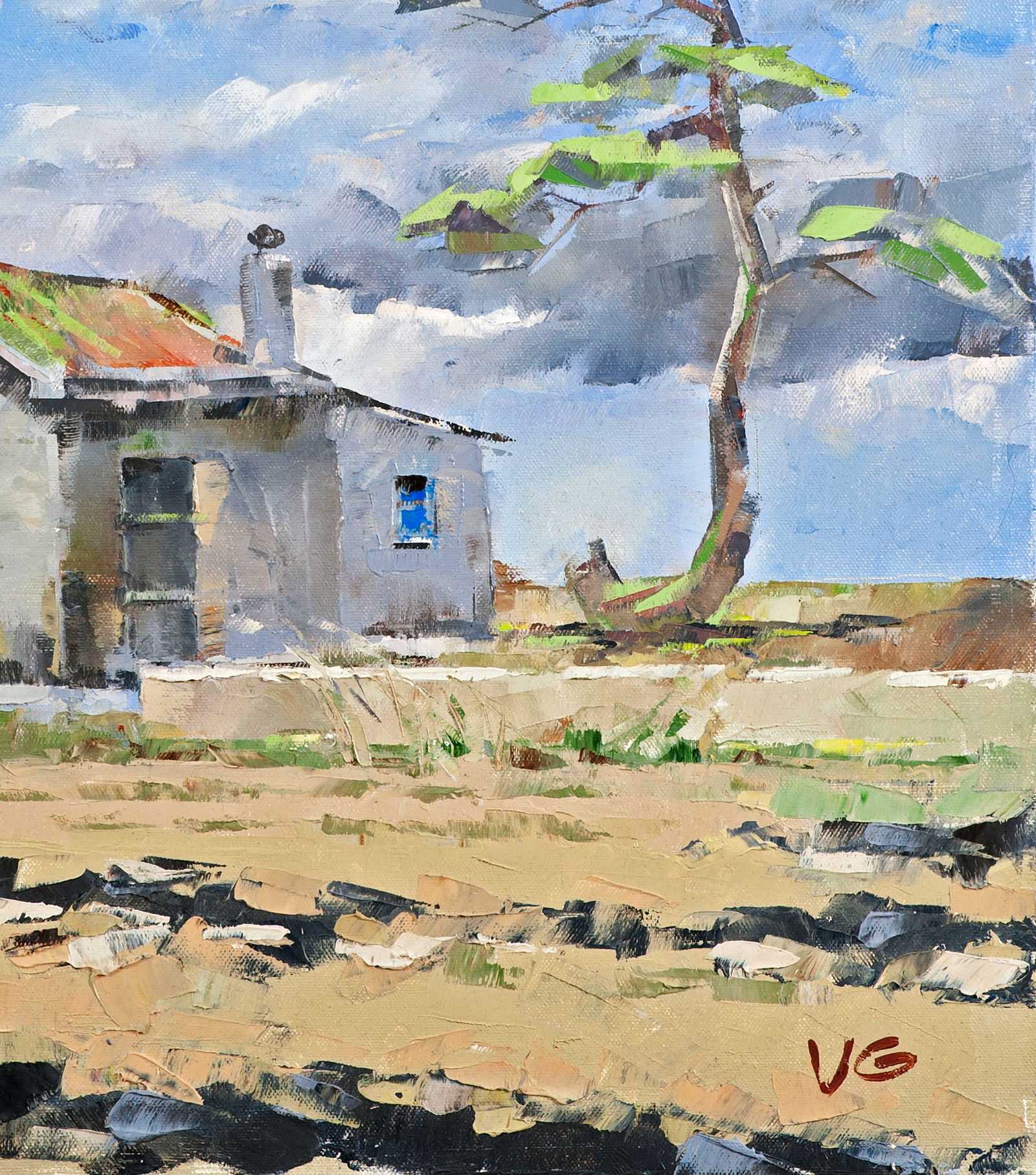 Oil painting House with history Volodymyr Gluhomanyuk - 7