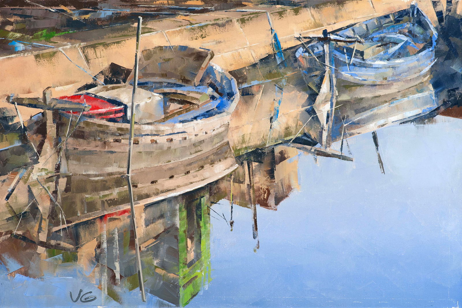 Oil painting Pier Volodymyr Gluhomanyuk (1 of 7)