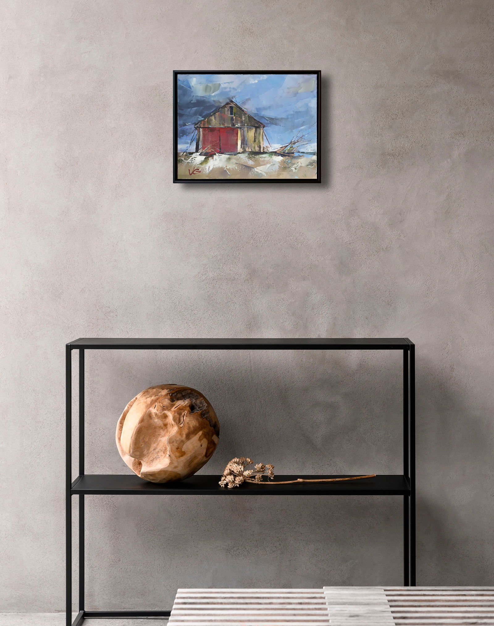 Oil painting Seasonal wind Volodymyr Gluhomanyuk - 3