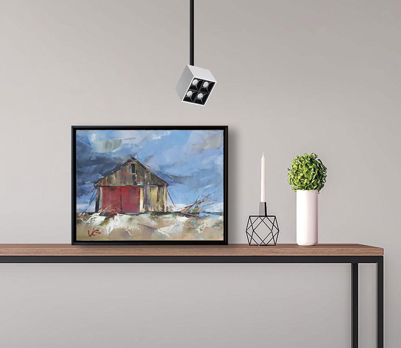 Oil painting Seasonal wind Volodymyr Gluhomanyuk - 4