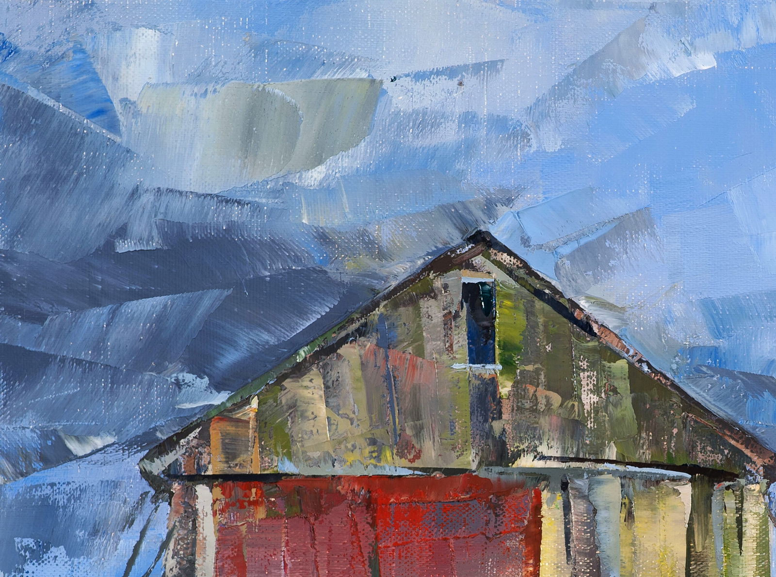 Oil painting Seasonal wind Volodymyr Gluhomanyuk - 5