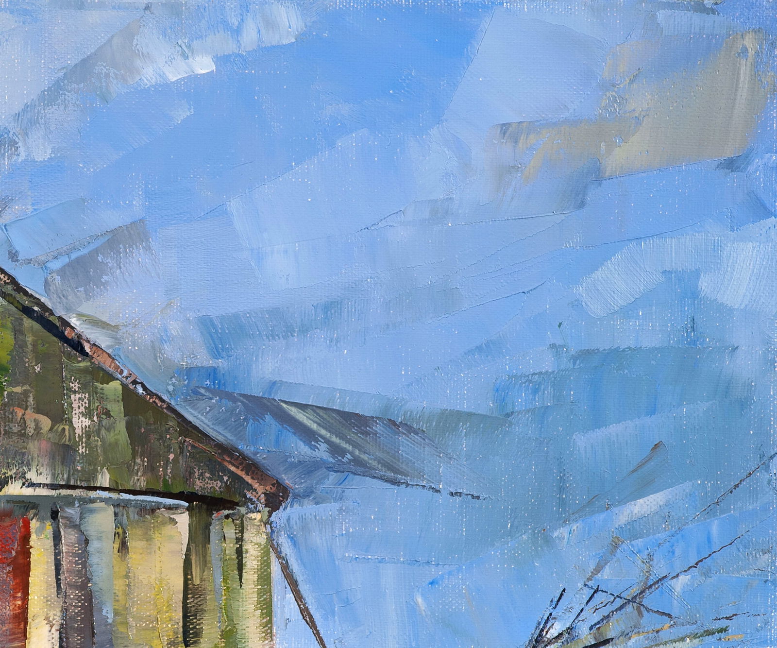 Oil painting Seasonal wind Volodymyr Gluhomanyuk - 6