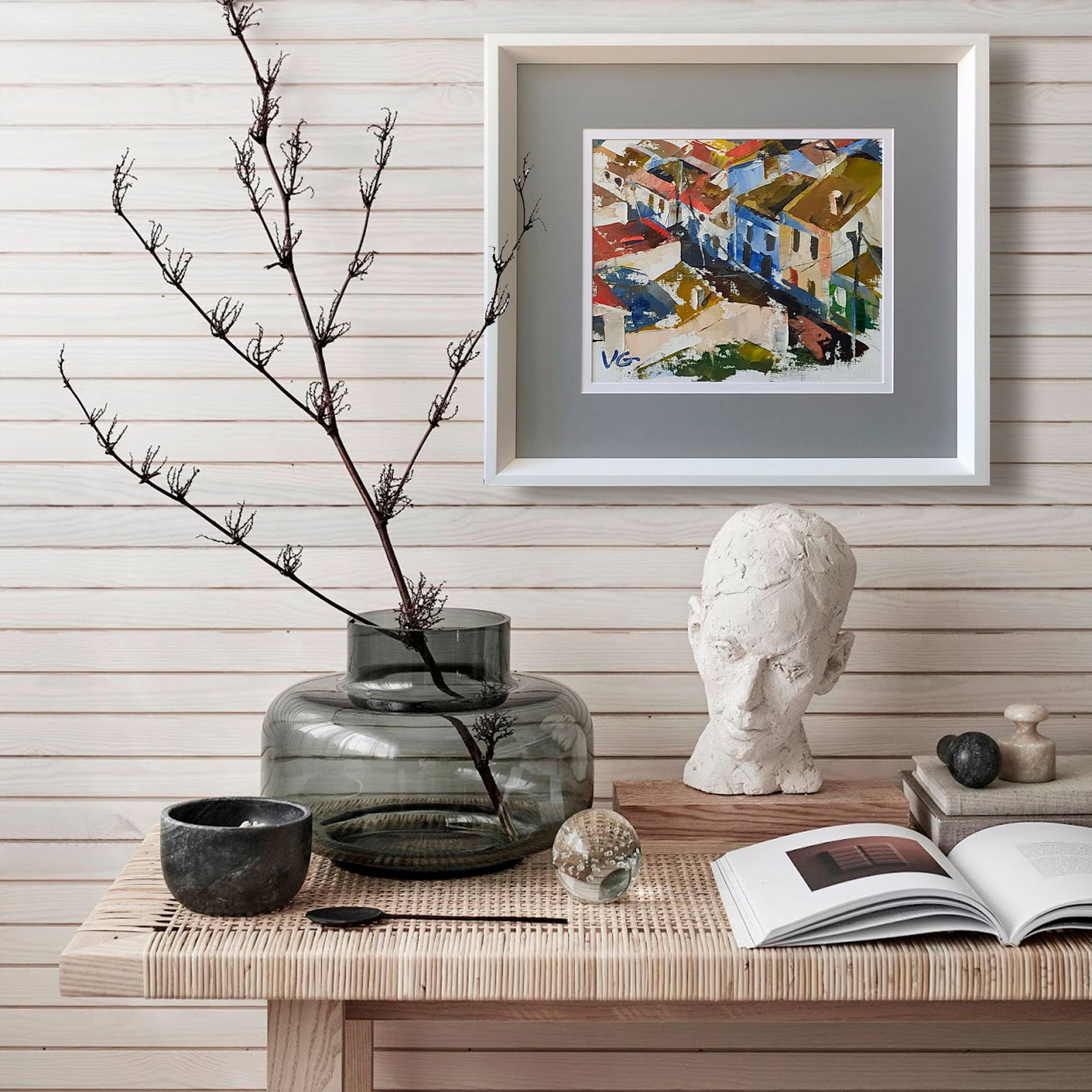 Oil painting Early morning in the city Volodymyr Gluhomanyuk - 3