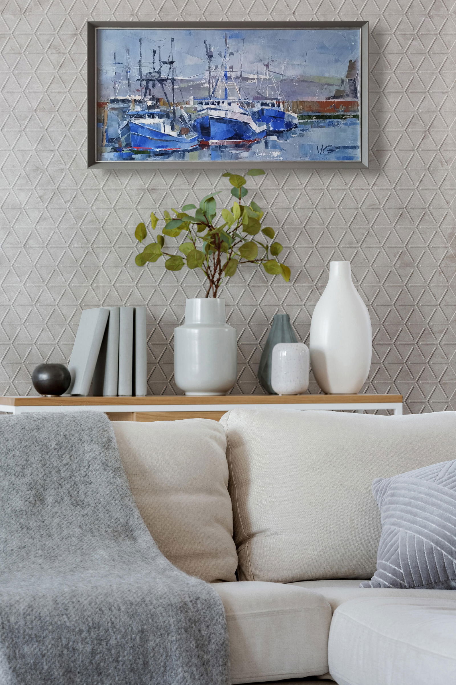 Oil painting Seagulls Volodymyr Gluhomanyuk - 3