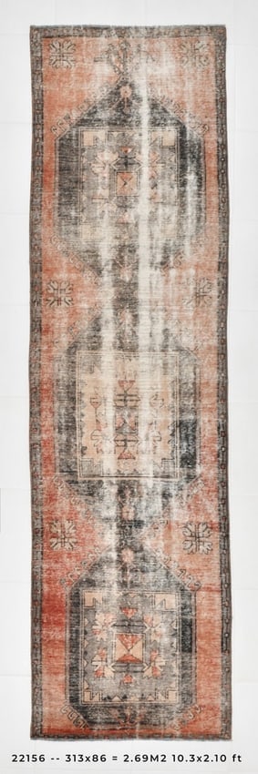 2'9'' x 10'3'' Turkish Handmade Kilim Rug - 22156: Title: 2'9'' x 10'3'' Turkish Handmade Kilim Rug - 22156Description:2'9'' x 10'3'' Turkish Handmade Kilim Rug - 22156Origin:TurkiyeDate/Period:1960-90Materials:Wool,CottonDimension:2'9''x10'3'' ft, 86