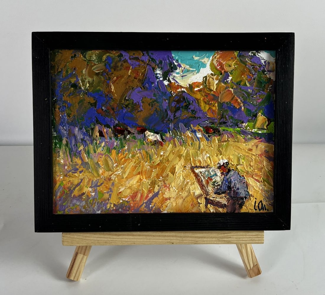 Oil painting Autumn meadows Oleksiy Ivanyuk: Title: Oil painting Autumn meadows Oleksiy Ivanyuk Description: No.AAA6407 *** ABOUT THIS PAINTING *** * TITLE: "Autumn meadows" * ARTISTS: Oleksiy Ivanyuk * SIZE: 15x20 cm/5.90x7.87 inches' * MEDIUM: